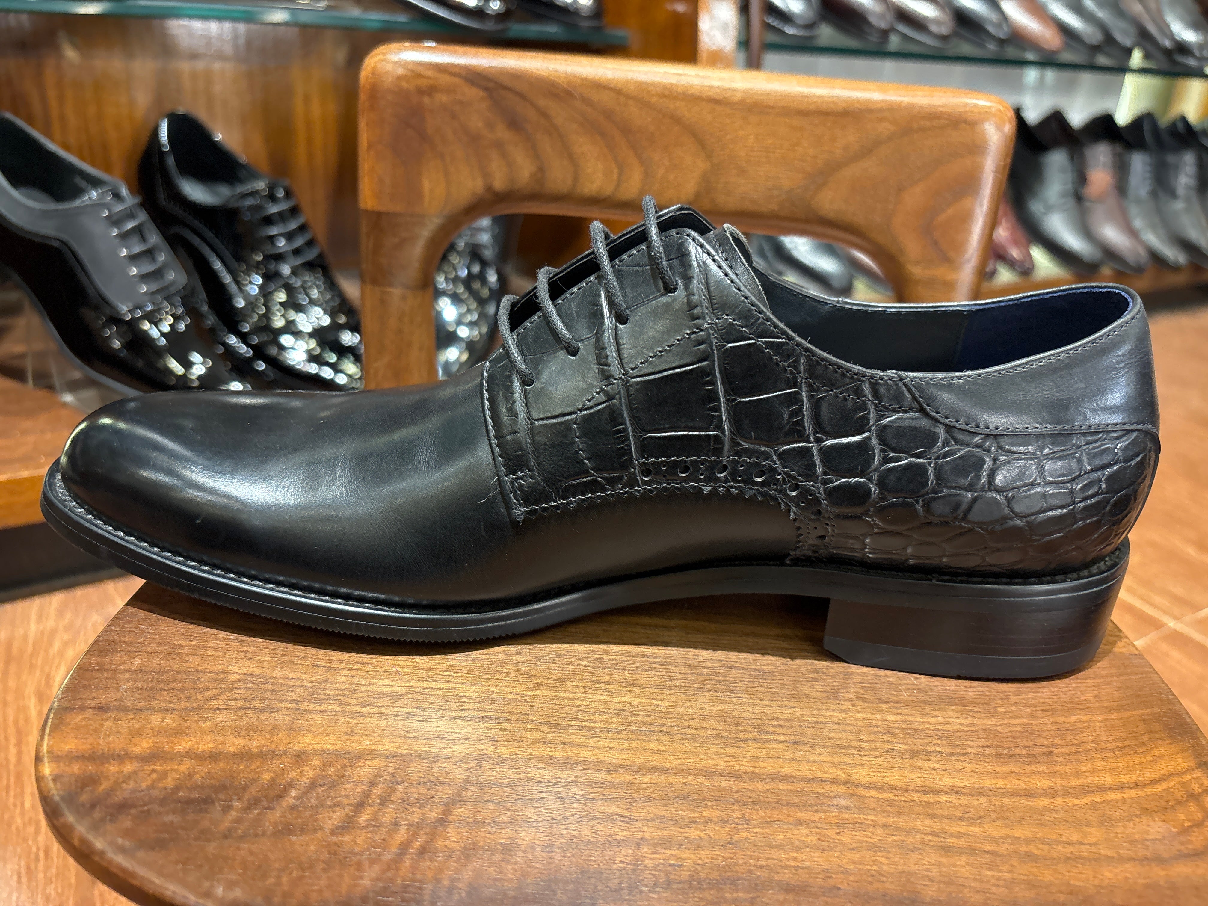 Lewis Premium Leather Luxury Lace Up Derby Shoes - The Heels India