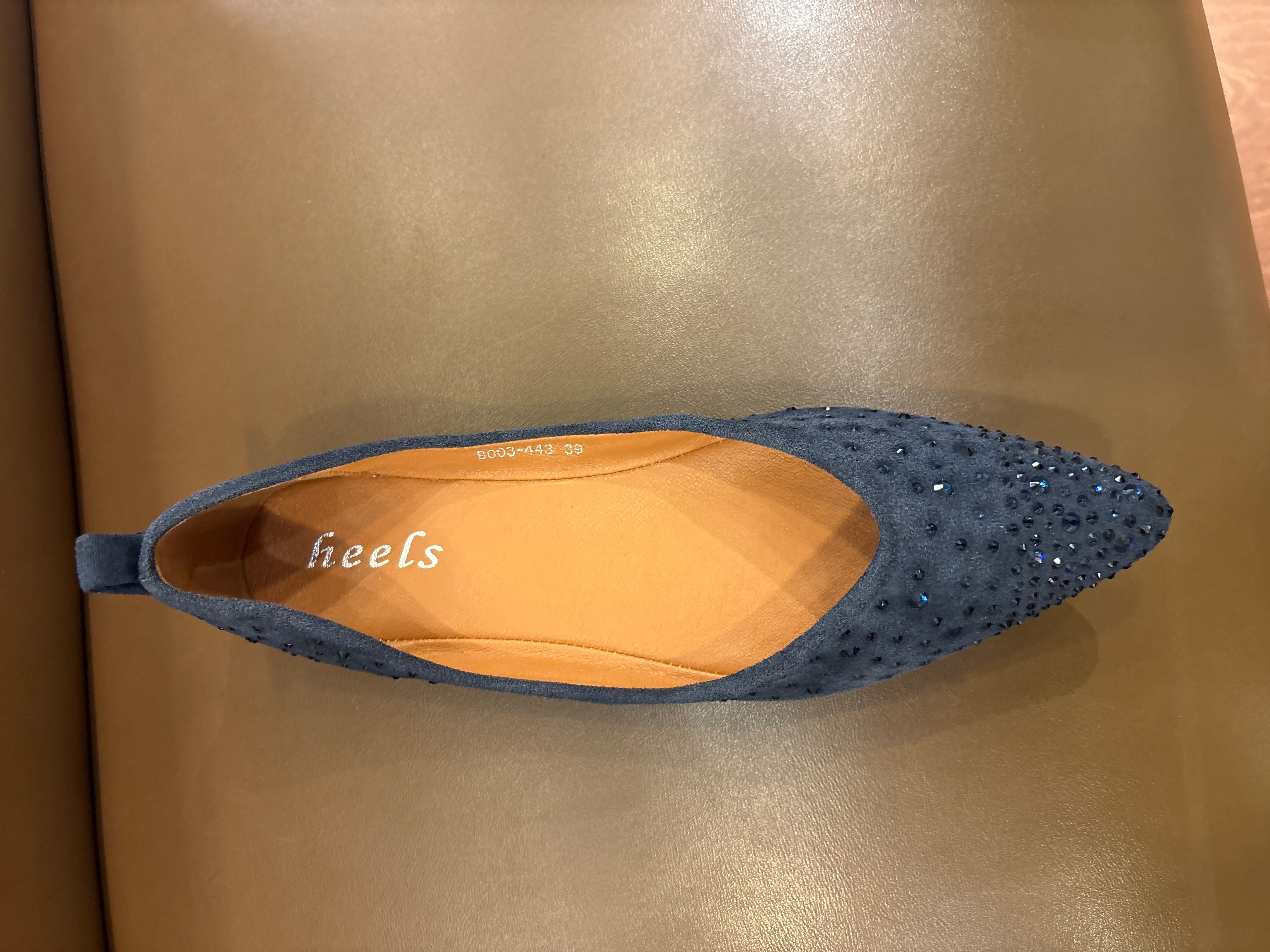 Tamara Bling Flexi Pointed Toe Flat Ballerinas
