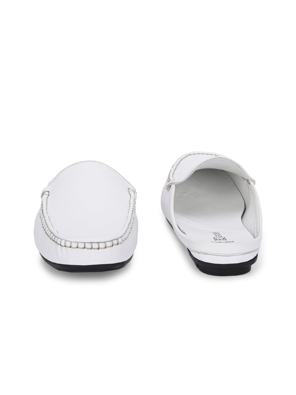 Flint Leather Casual Slip-On Mules