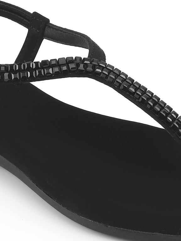 Carmen Cushioned Elastic Sandals
