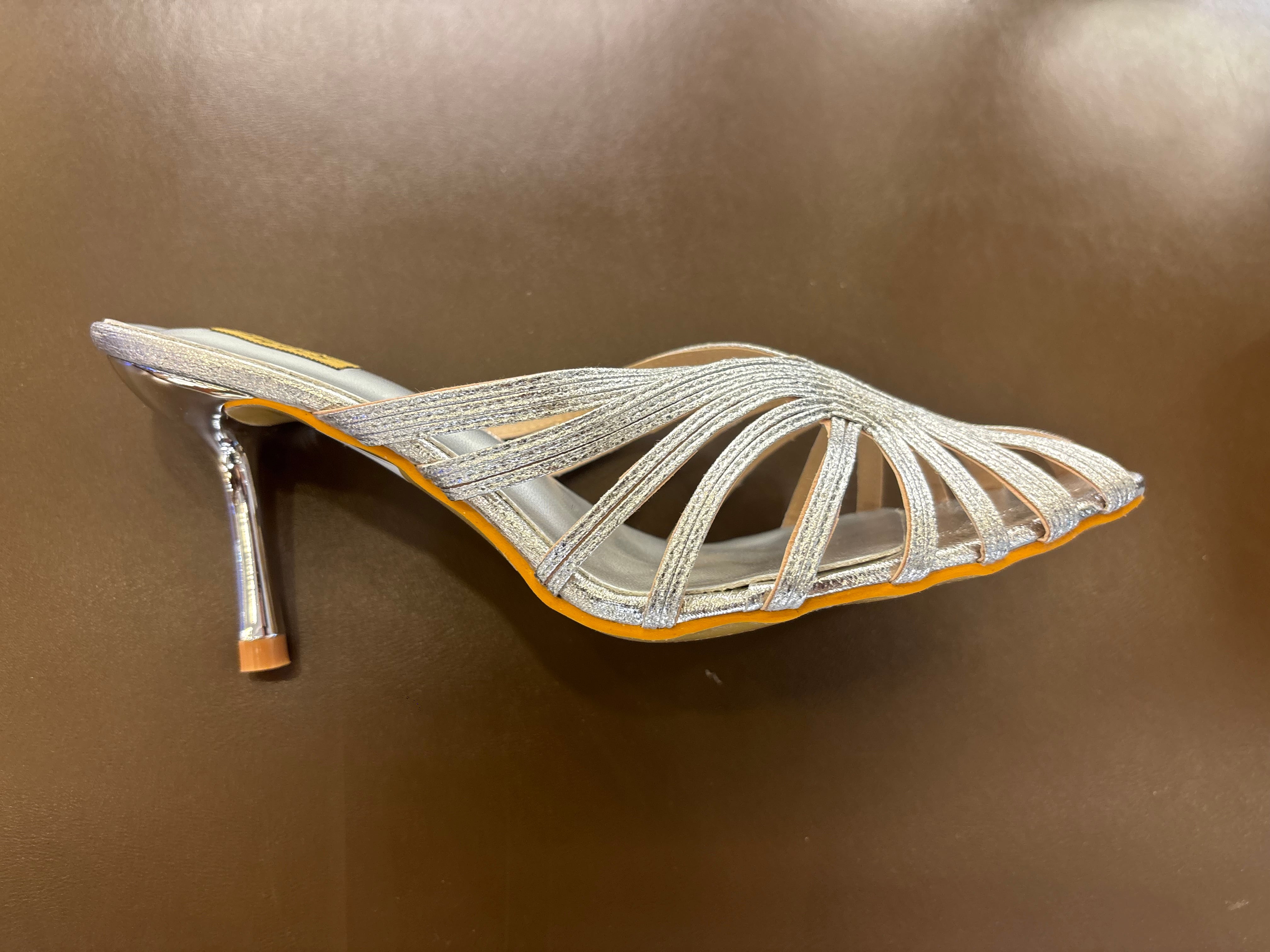 Ellen Premium Fancy Peep Toe Pencil Heels