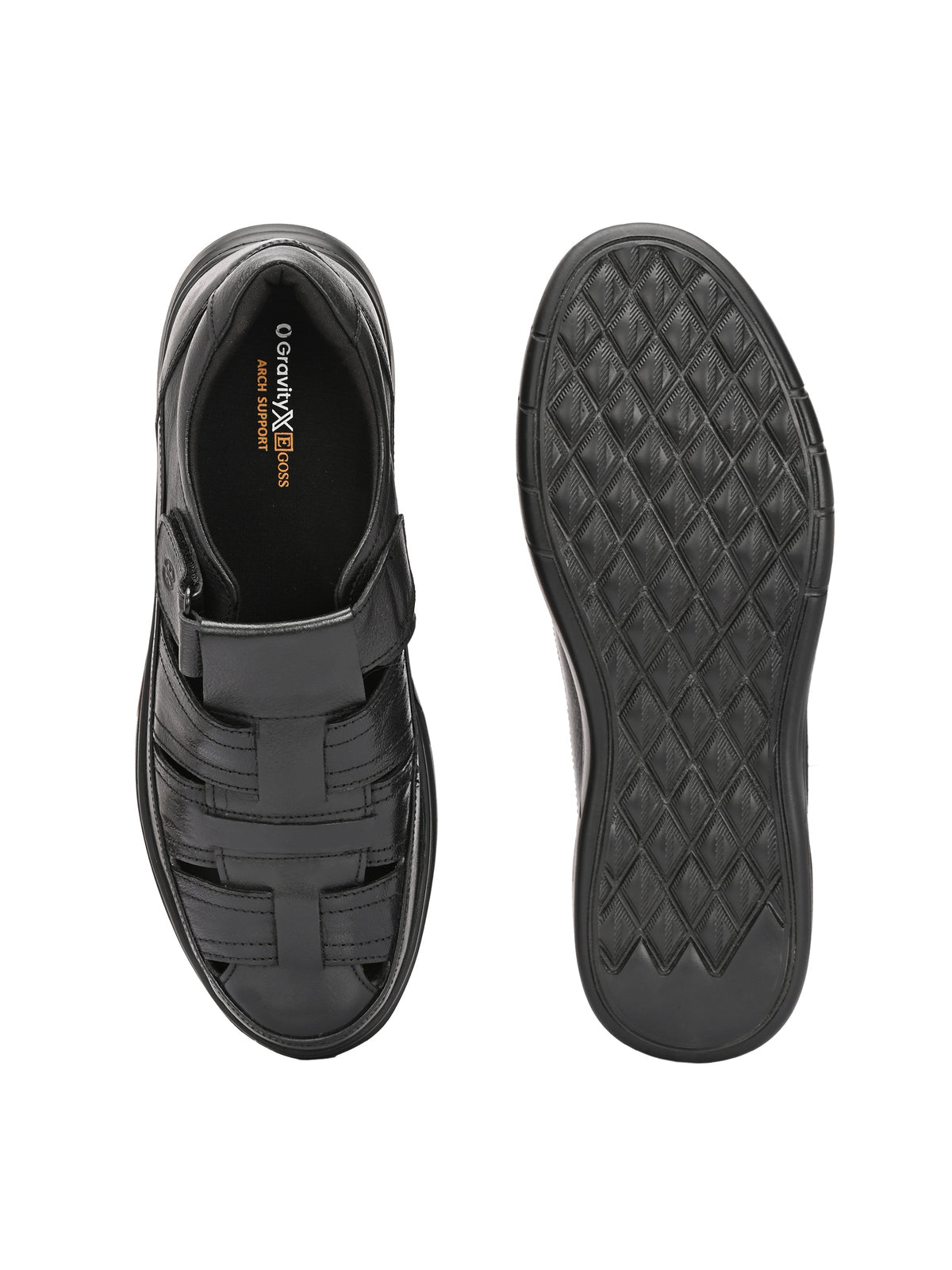 Declan Zero Gravity Leather Roman Sandals