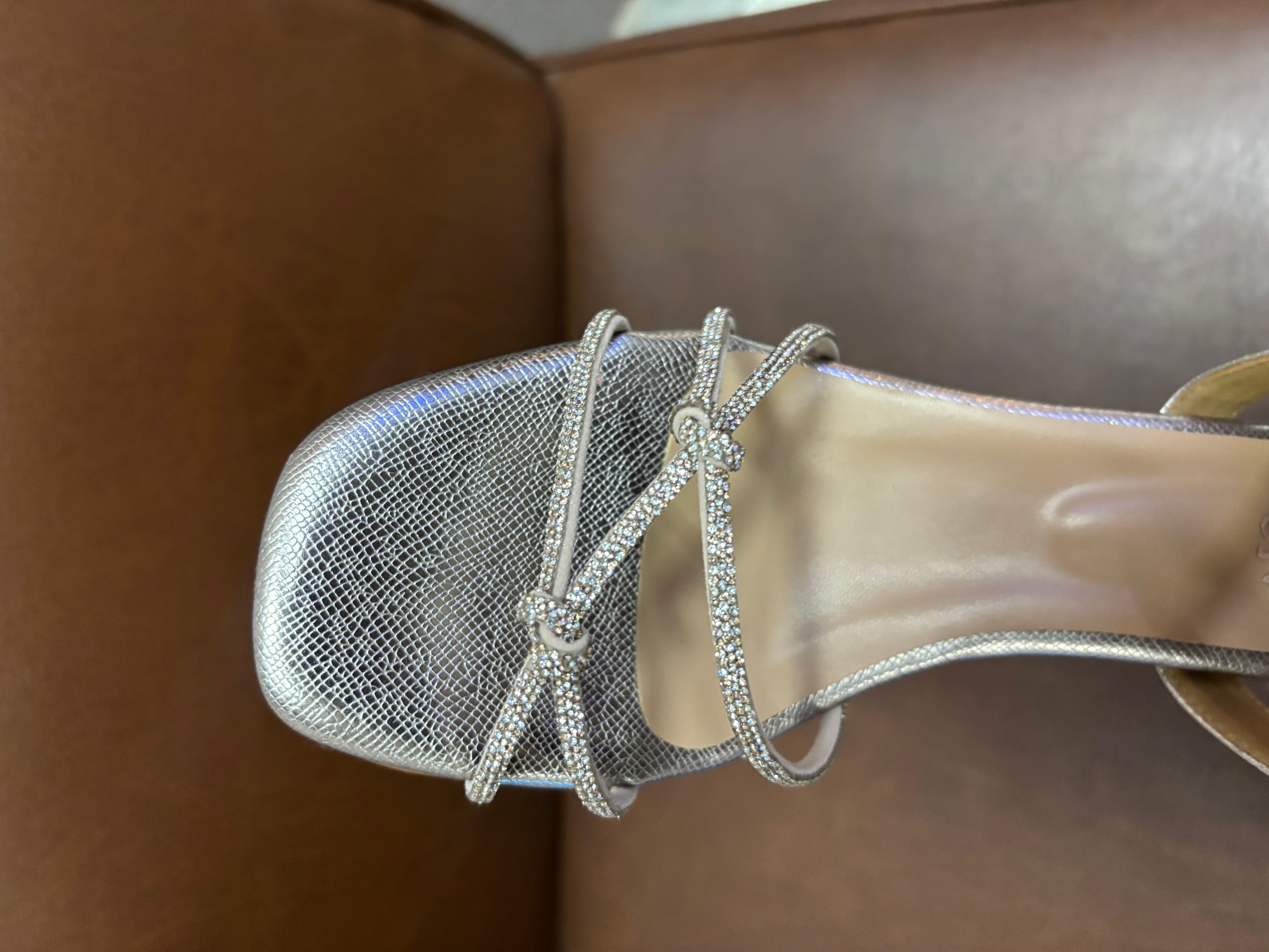 Zara 2.0 Bling Strappy Kitten Heels