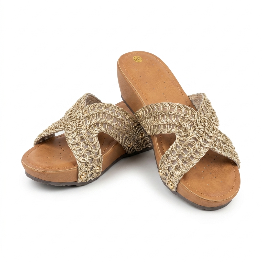 Iris Crochet Comfort Summer Slippers
