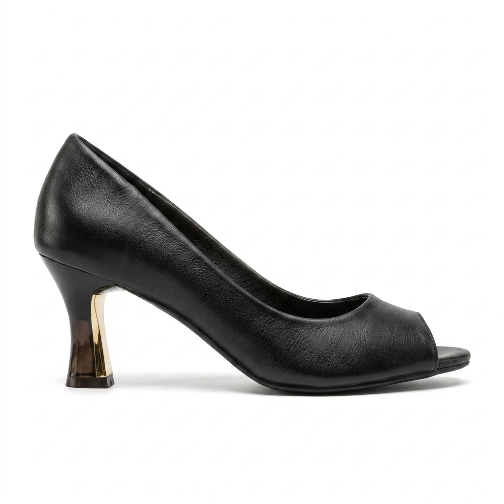 Opera Peep Toe Pencil Heels