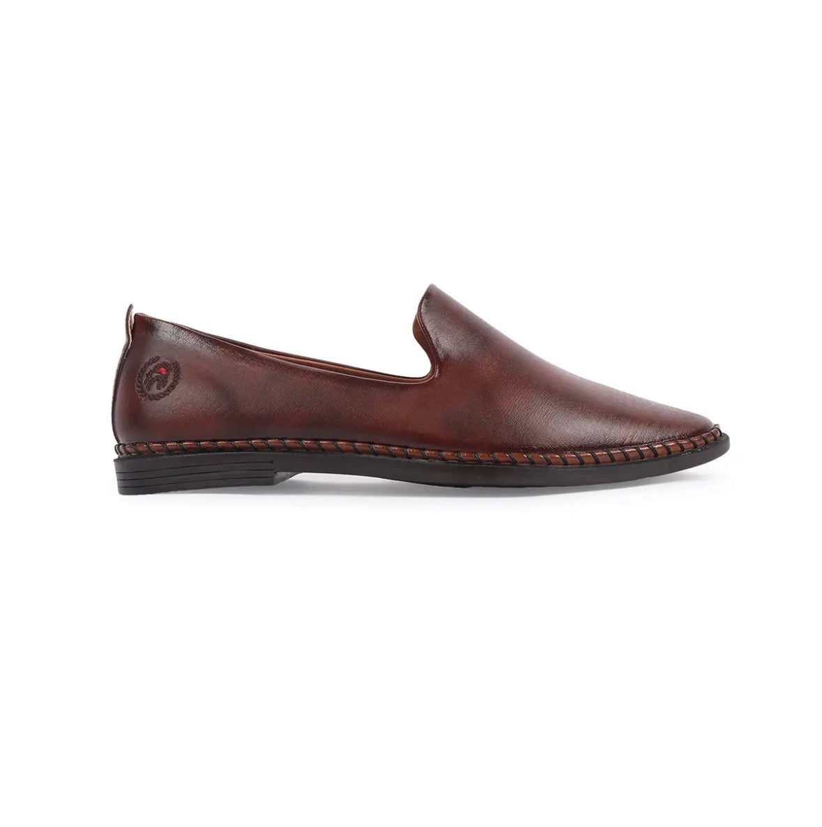 Barela Cushioned Ethnic Vegan Loafers