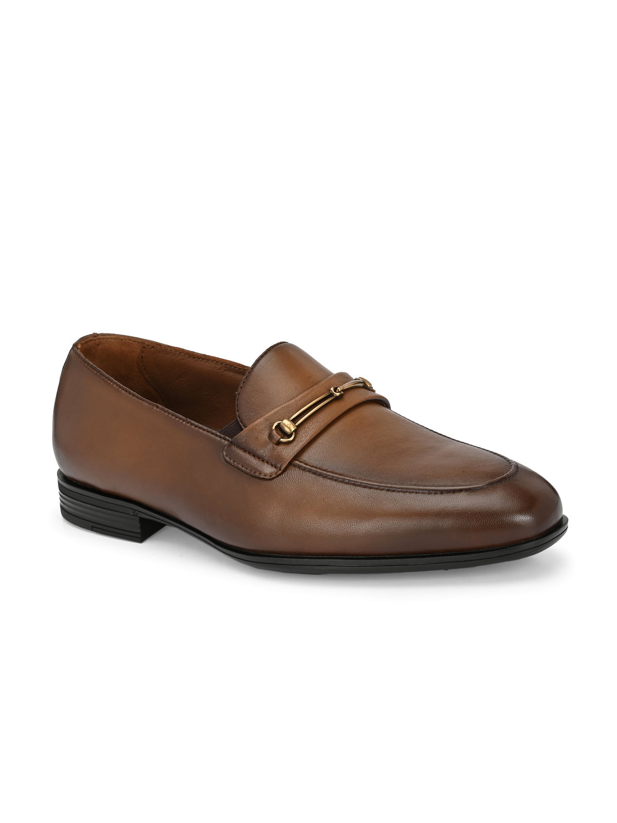 Arius Leather Buckled Loafers