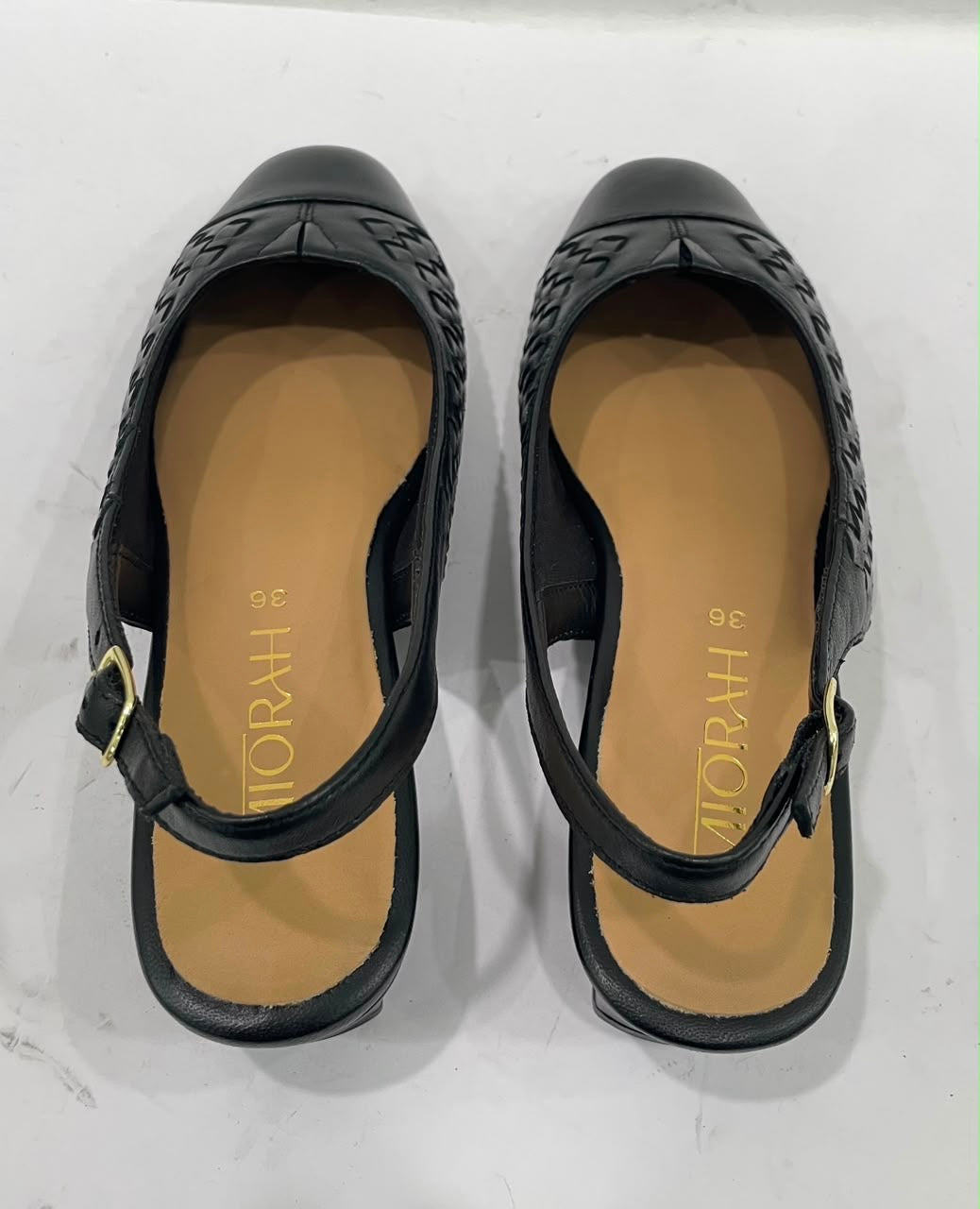 DARCY Premium Leather Sling Back Ballerinas - The Heels India