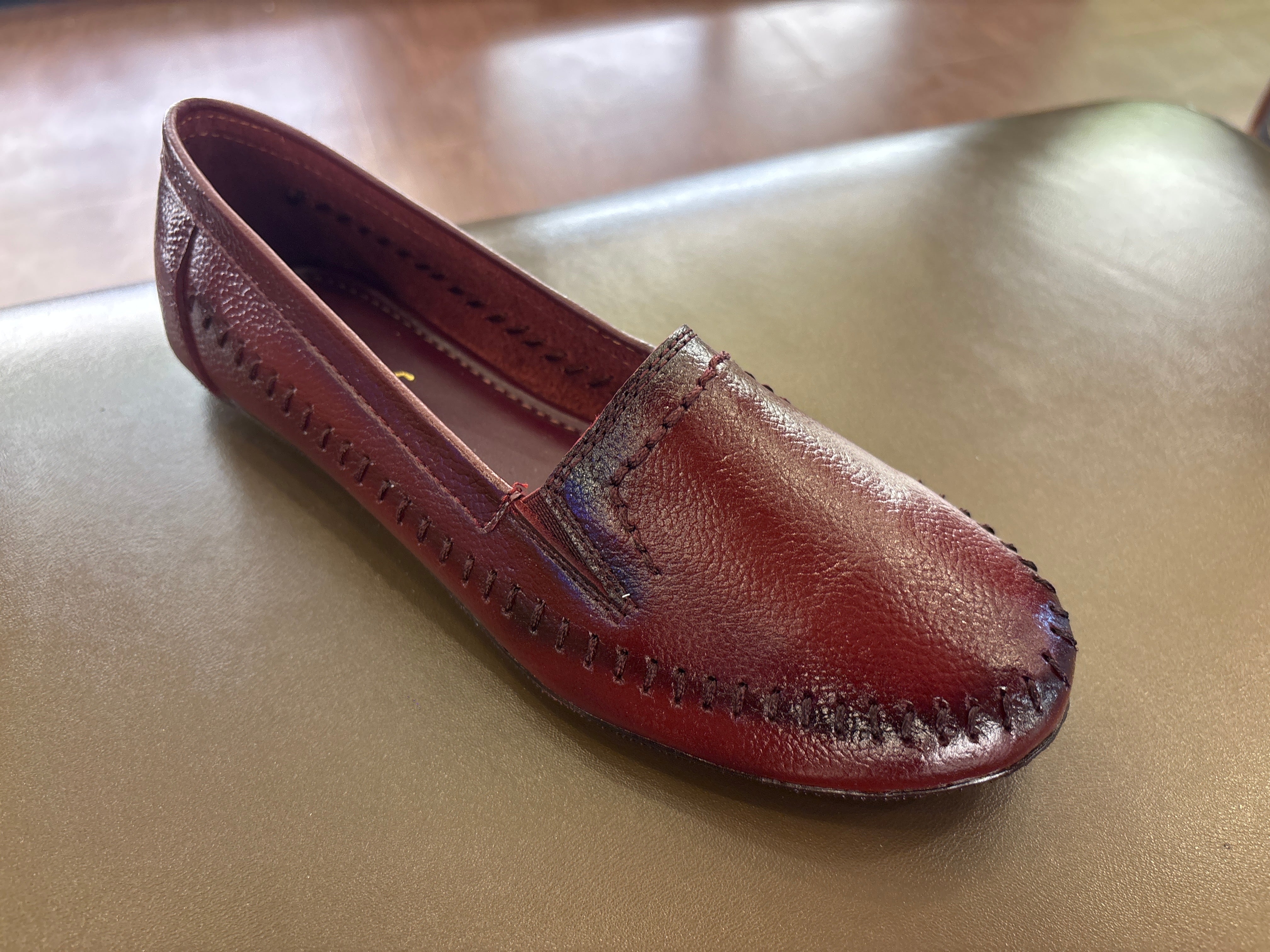 Lizzy Leather Classic Ballerinas - The Heels India