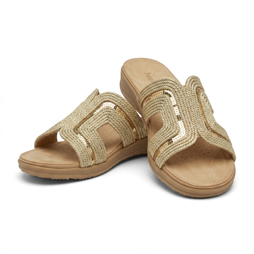 Jollie Crochet Comfort Summer Slippers - The Heels India