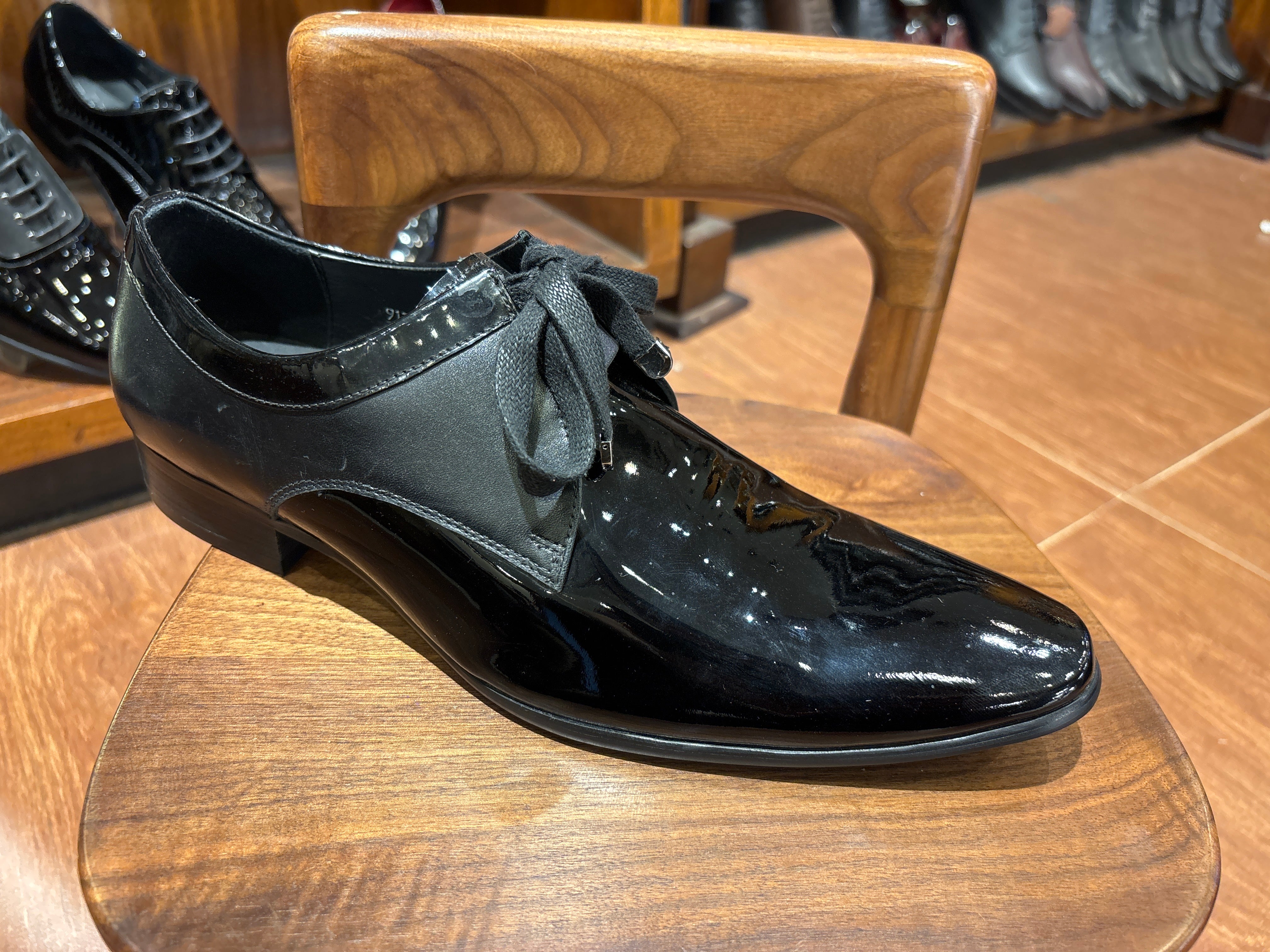 Sterling Premium Patent Leather Shoes - The Heels India