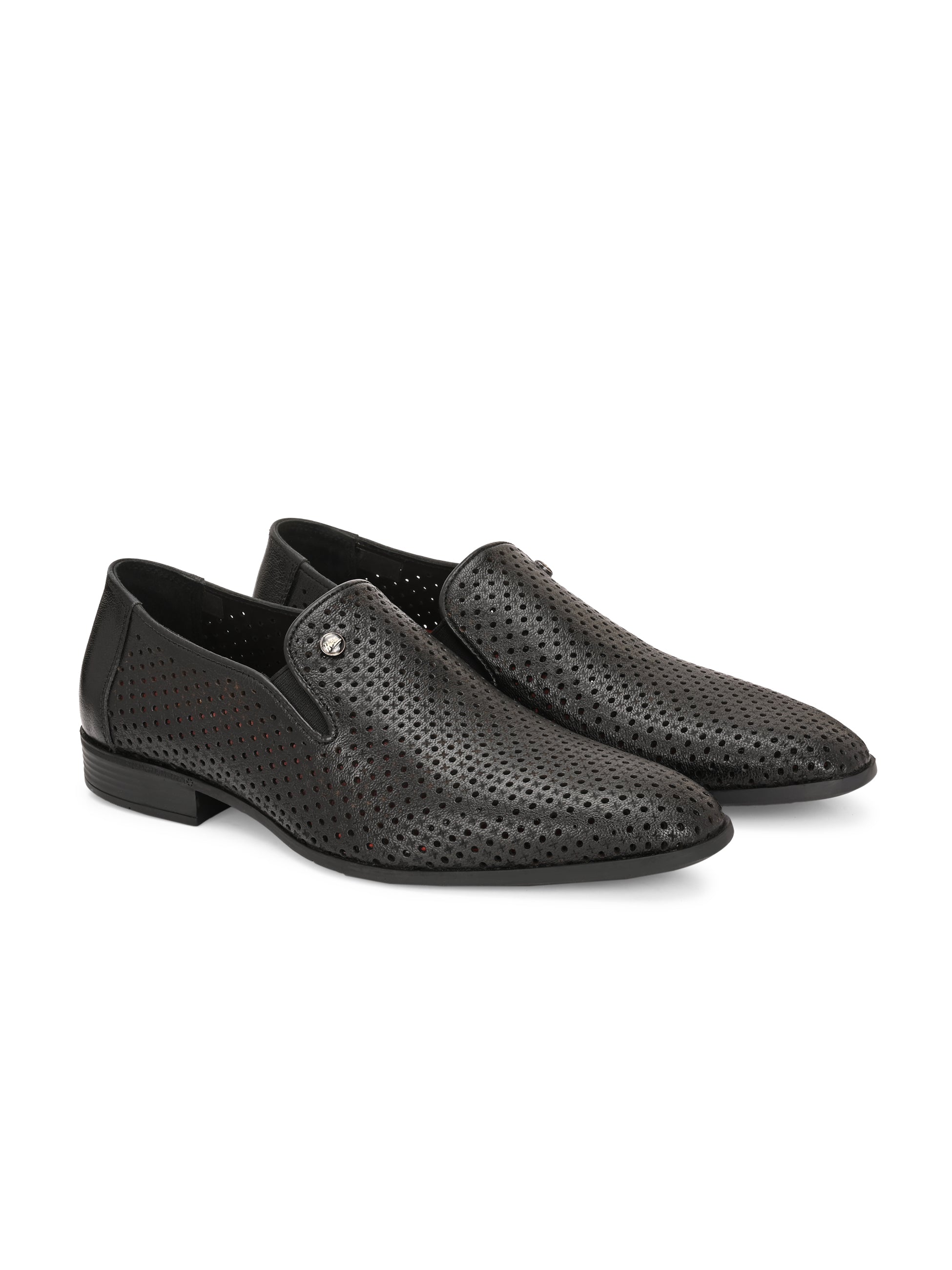 Kyros Perforated Leather Mocassins