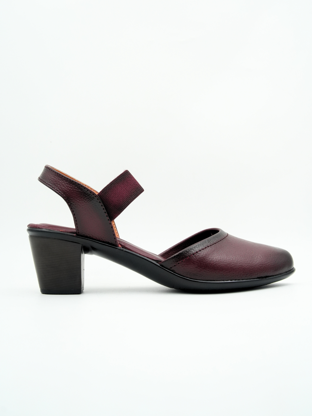 Marcia Leather Block Heel Pumps