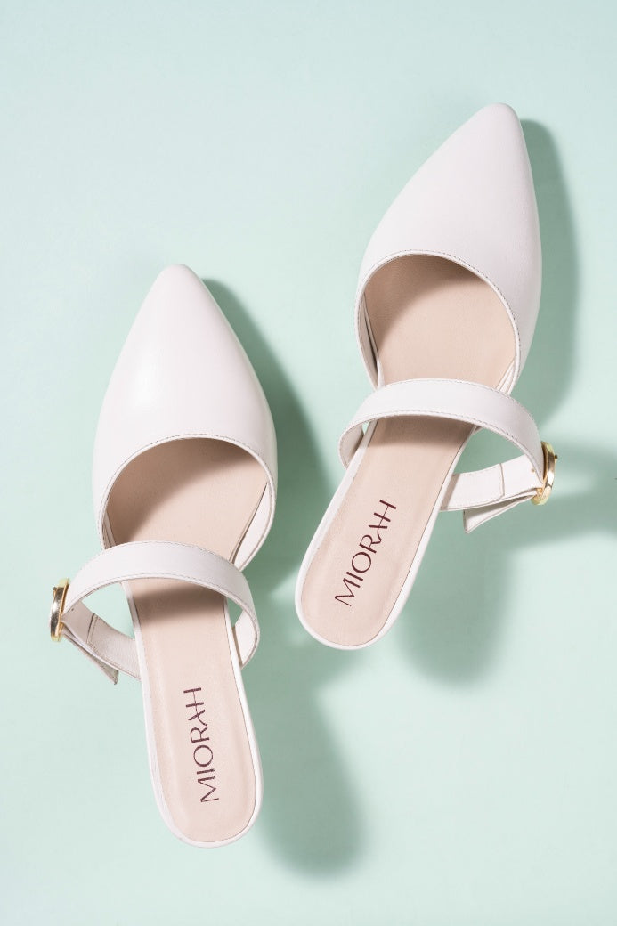 ENCHANT Premium Leather Kitten Heels - The Heels India