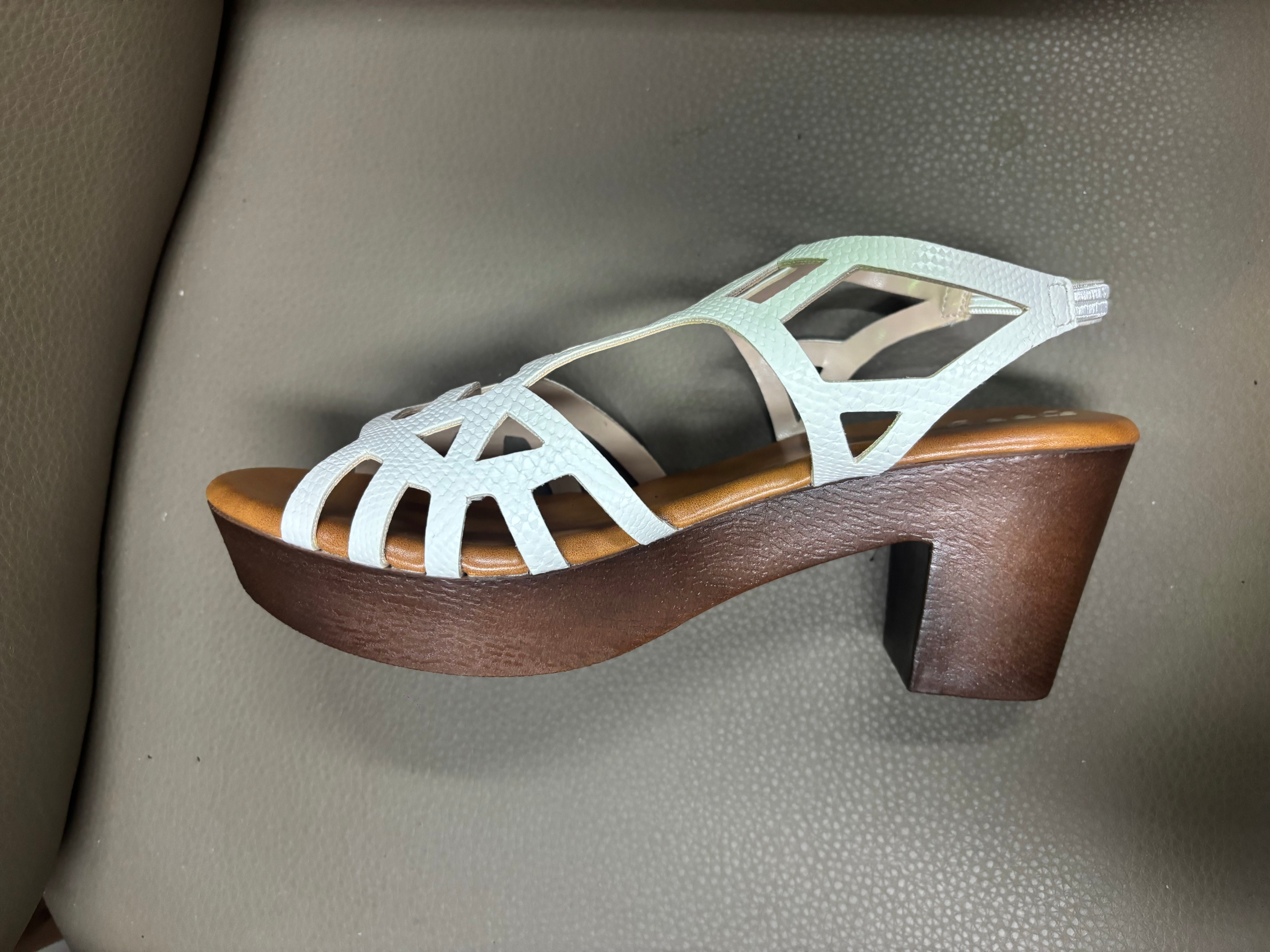 Kylin Platform Gladiator Peep Toe Block Heel Sandals