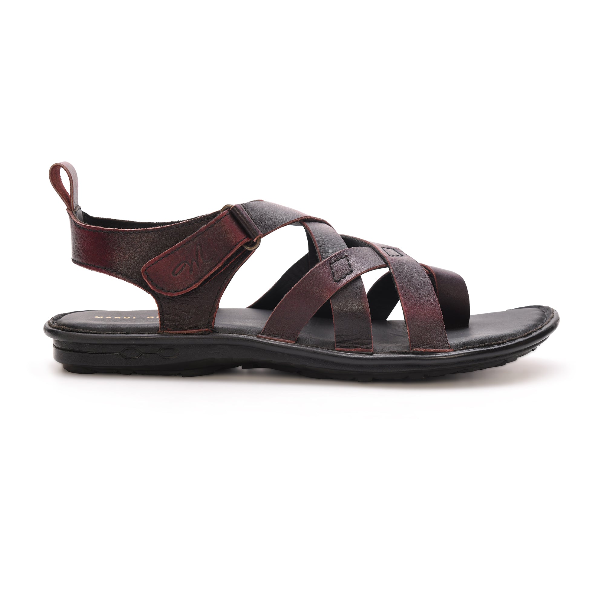 Anton Leather Cross Sandals