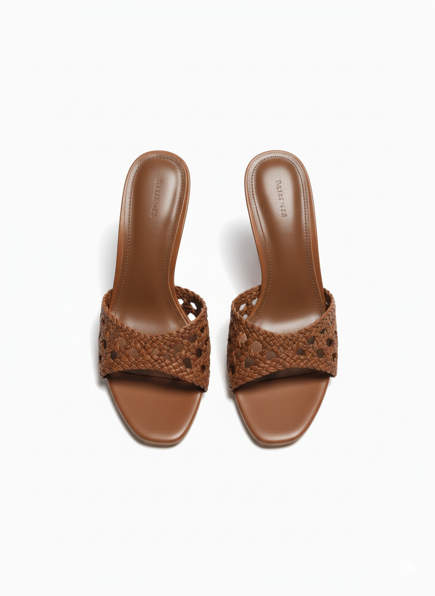 Kim Mesh Slip On Kitten Heels - The Heels India