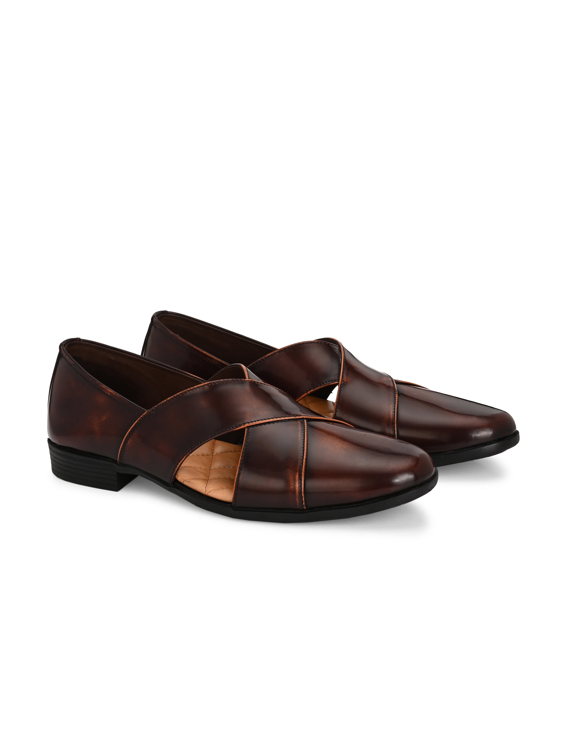 Behrouz Ethnic Leather Shoes - The Heels India