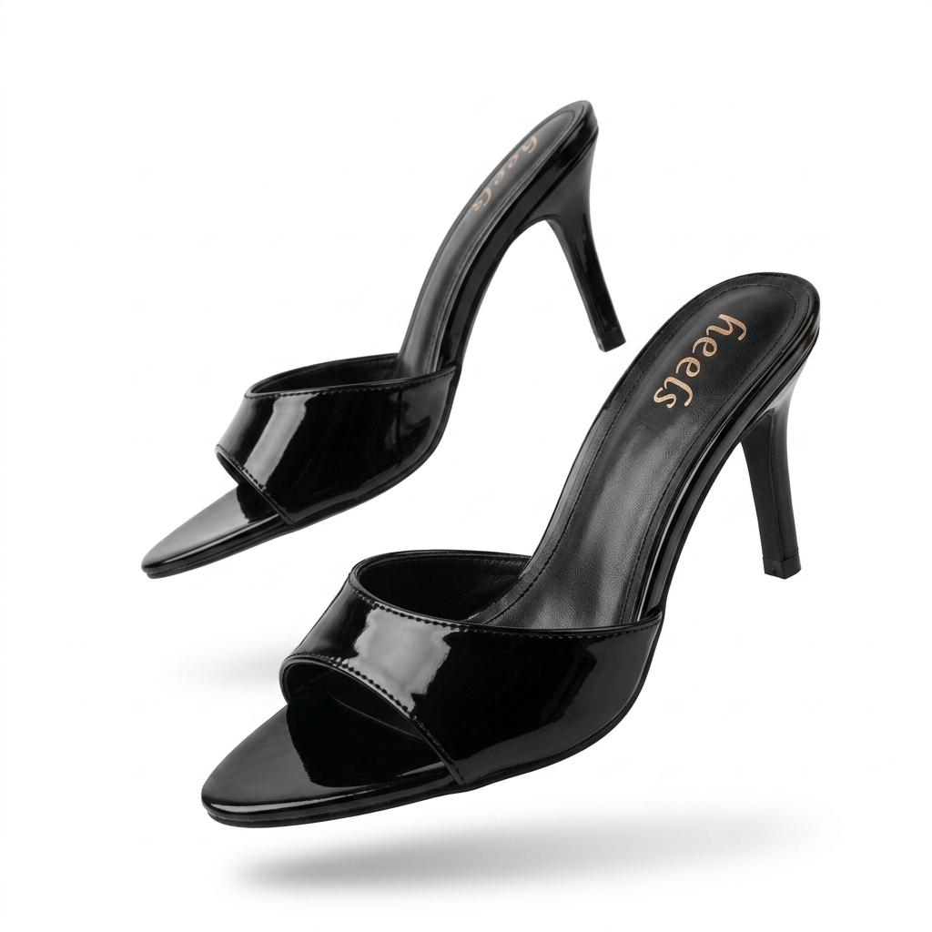 Ellie Premium Patent Pencil Heels
