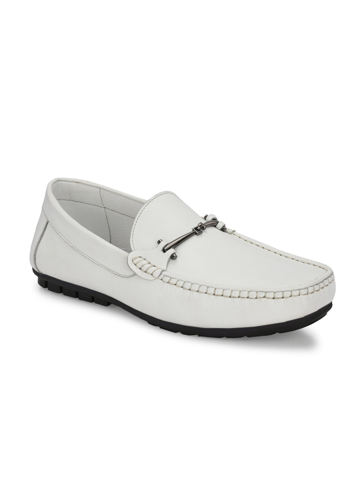 James Cushioned Leather Loafers