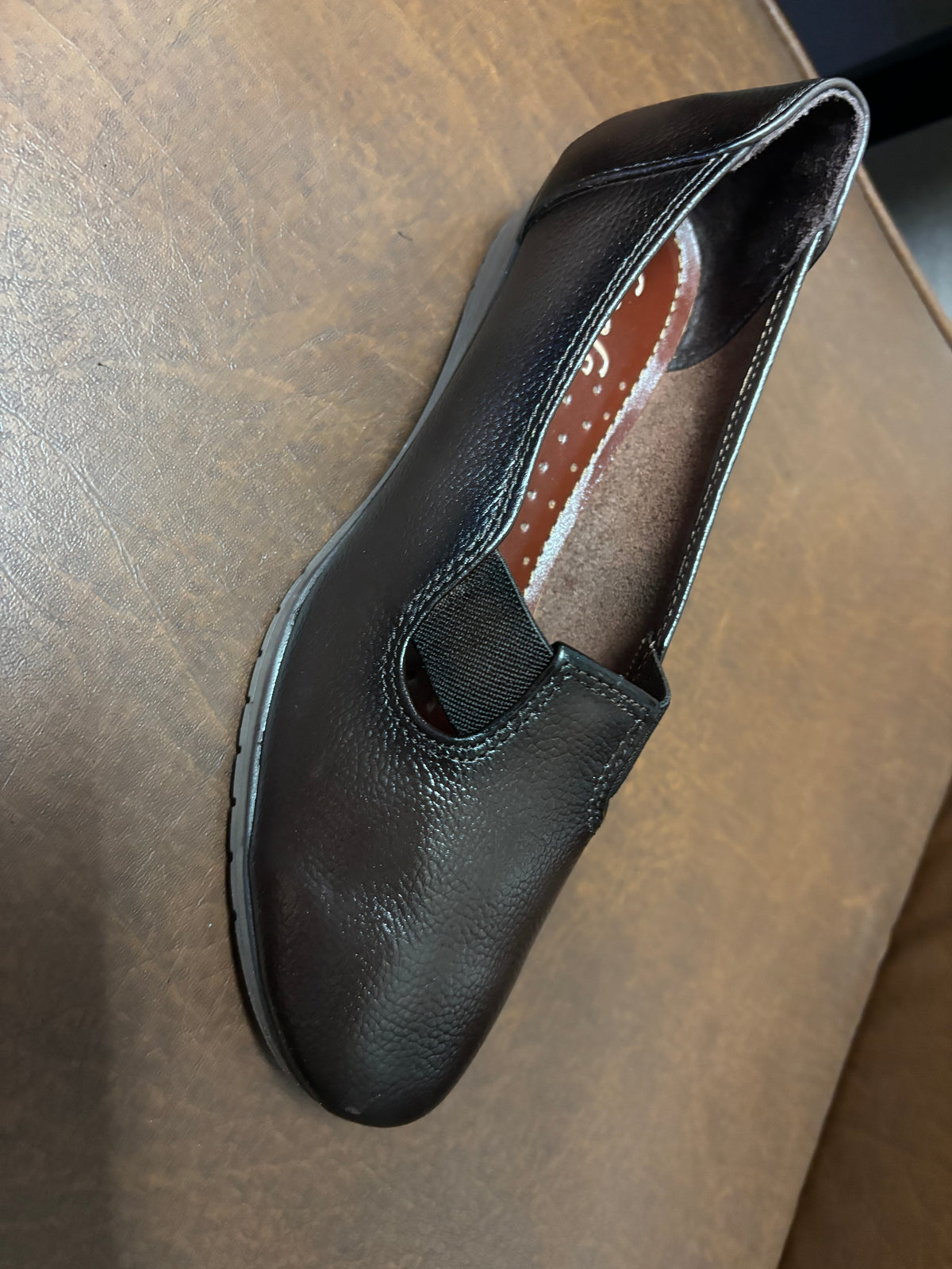 Kylie 2.0 Leather Elastic Wedge Ballerinas