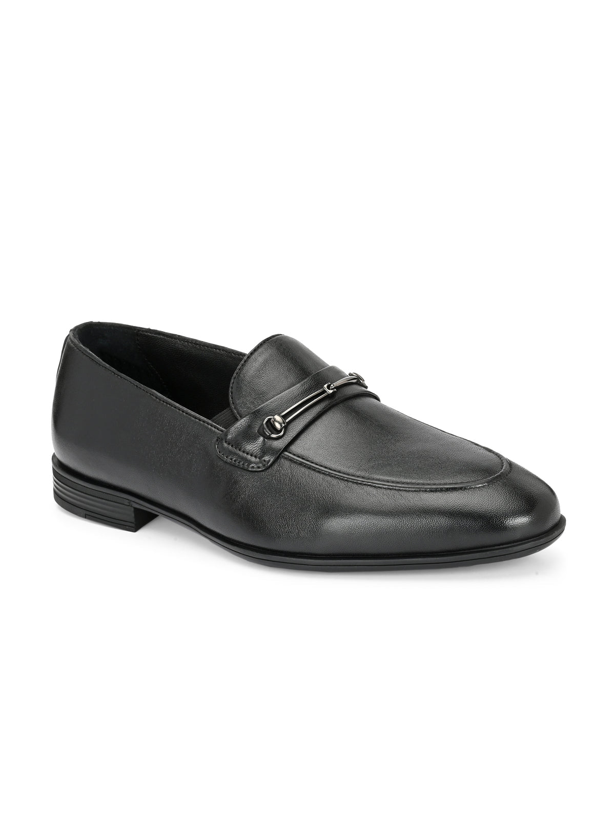 Arius Leather Buckled Loafers