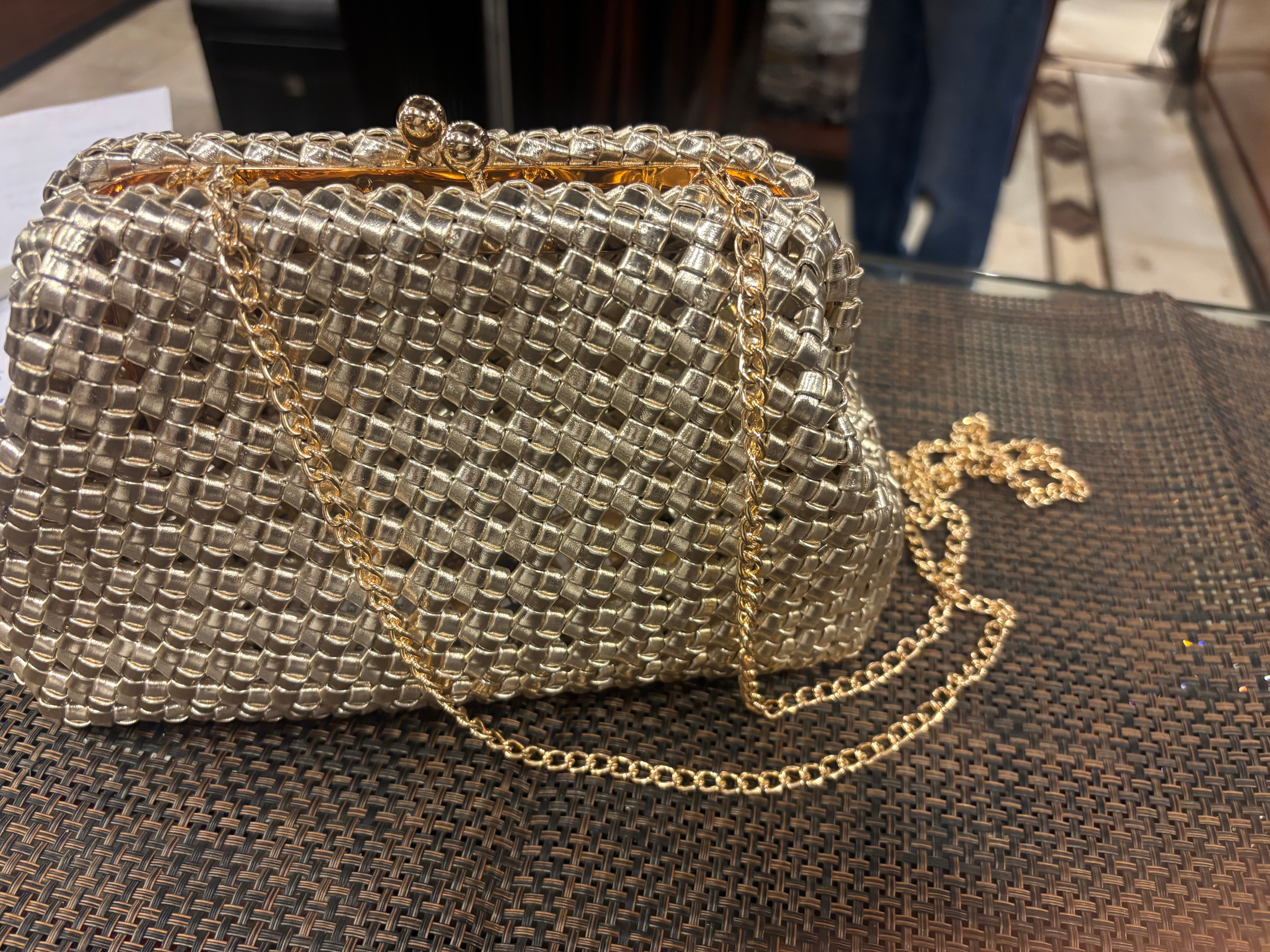 Woven Soft Quilt Sling Bags