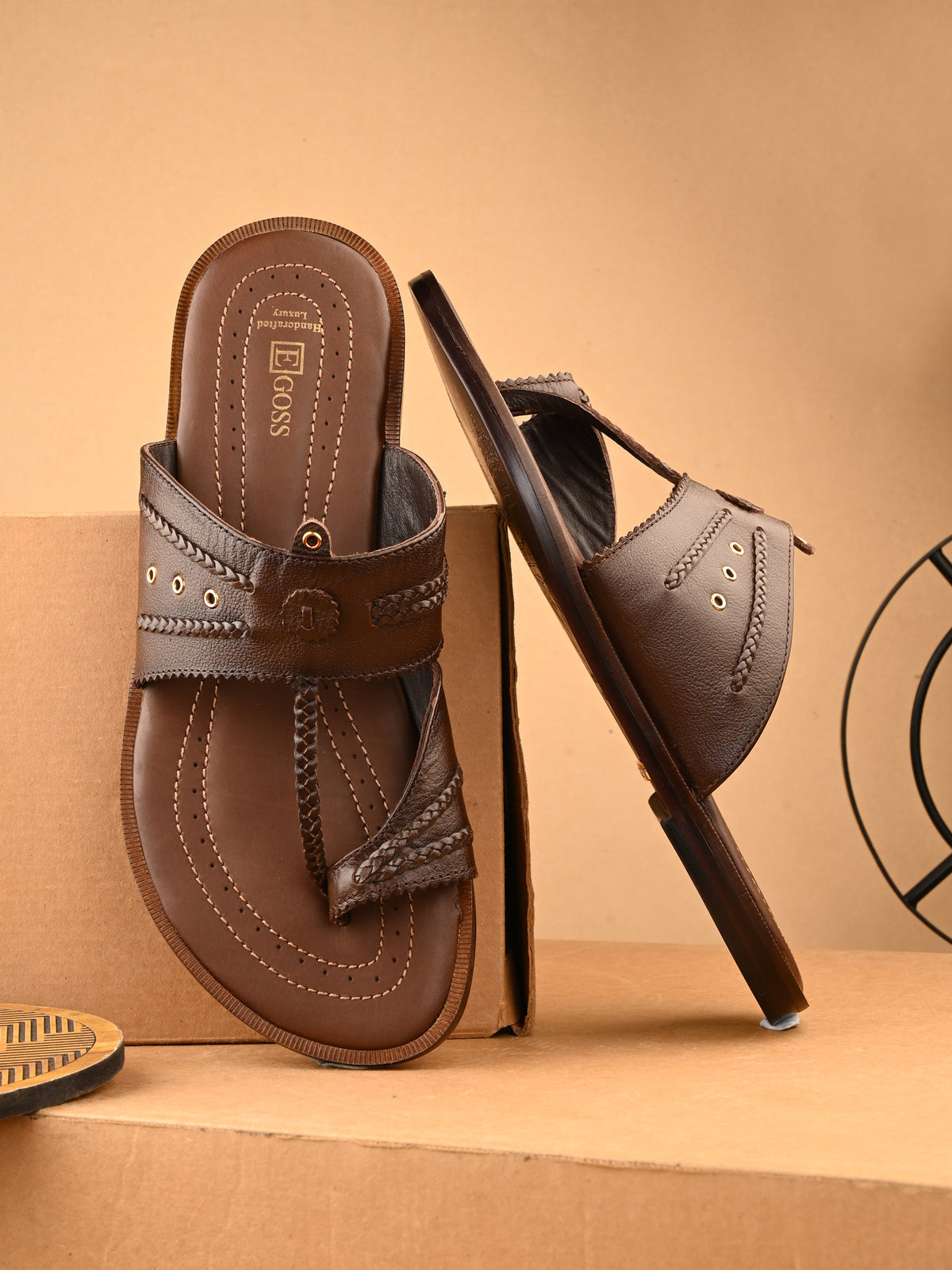 Royce Leather Kohlapuri Chappals