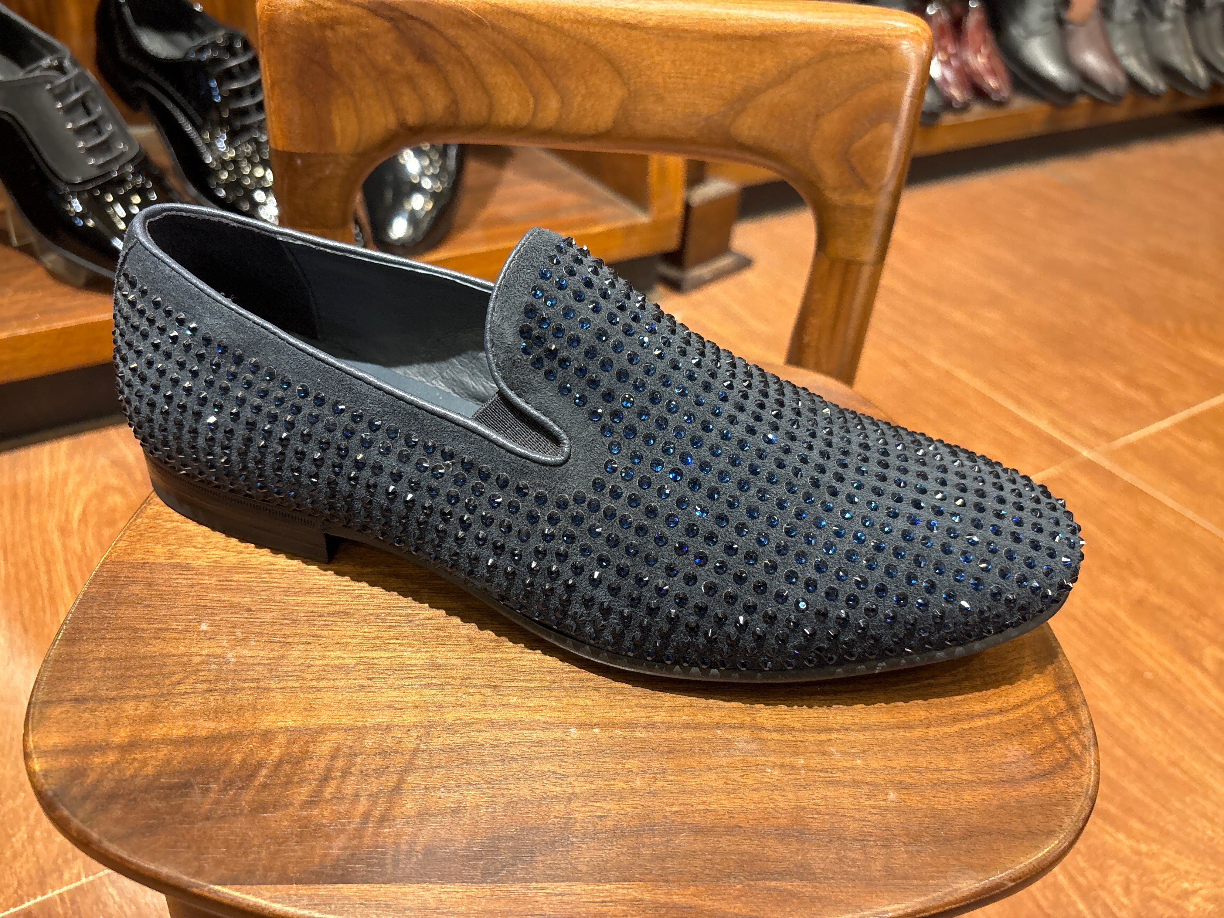 Bruyne Bling Party Formal Leather Slip Ons - The Heels India