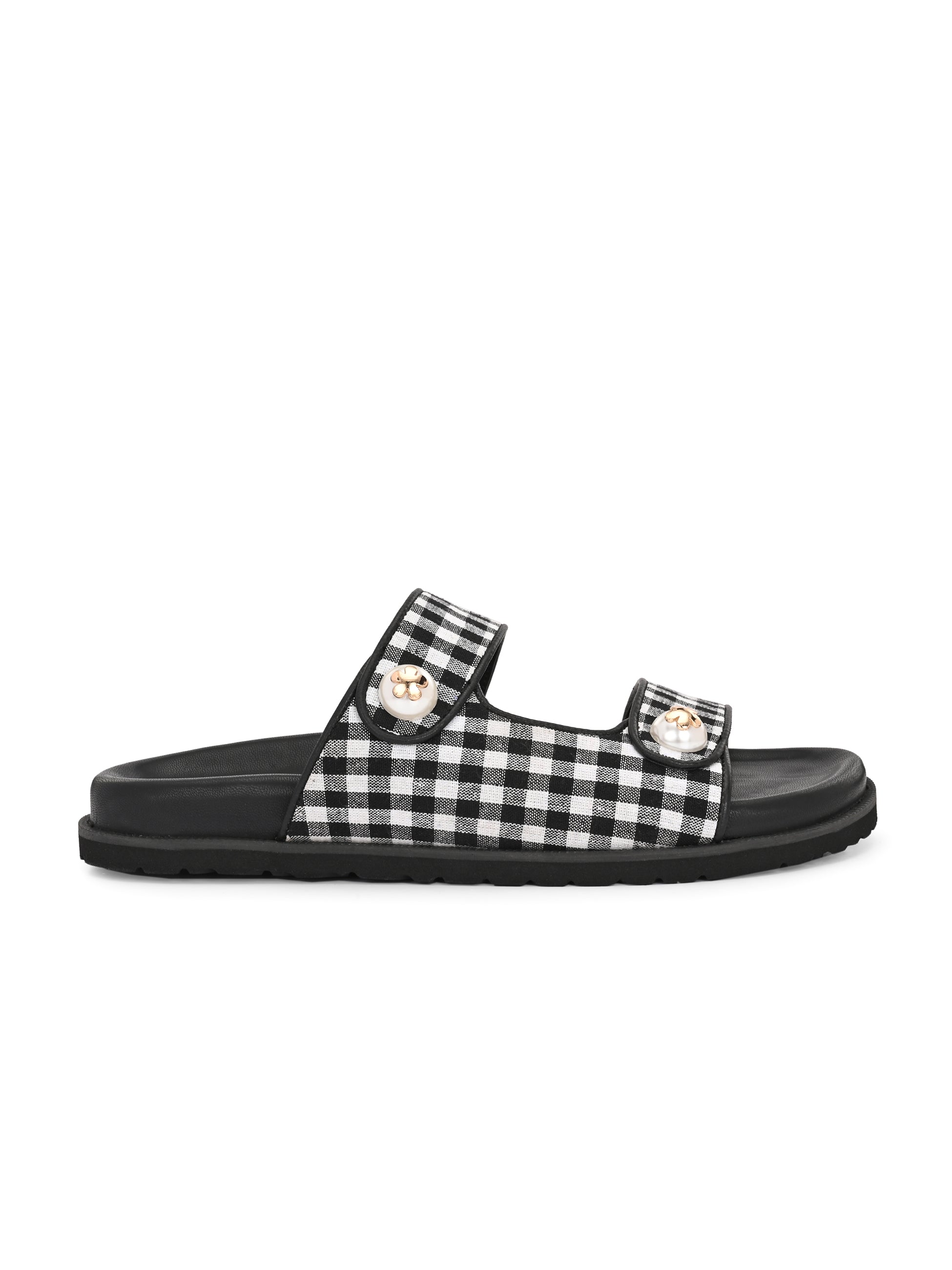 Athena Pipin Strappy Sliders