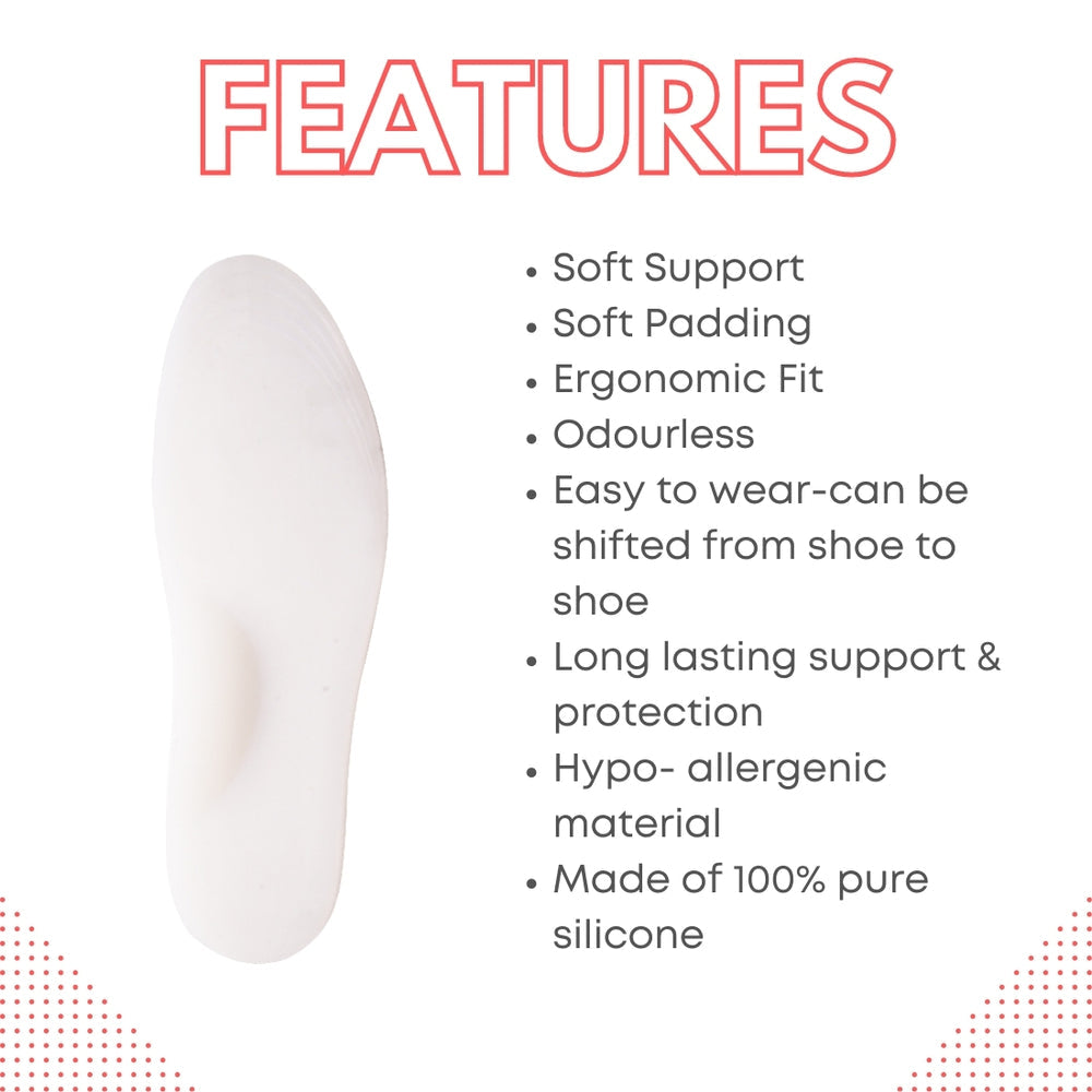 Harper Silicon Insole - The Heels India