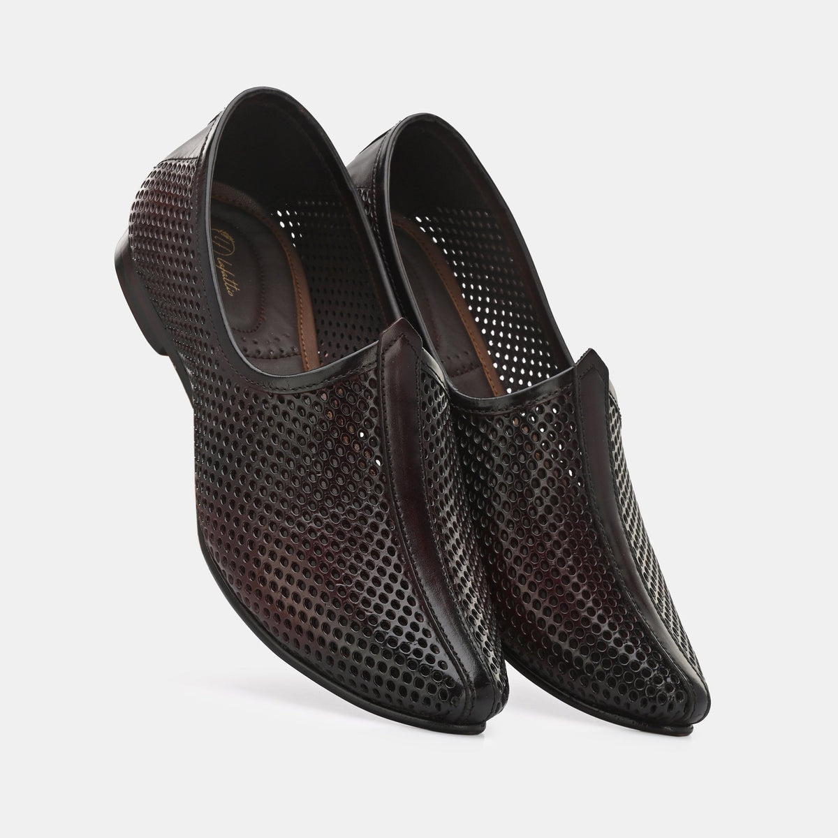 Lafattio Handcrafted Leather Juttis - The Heels India