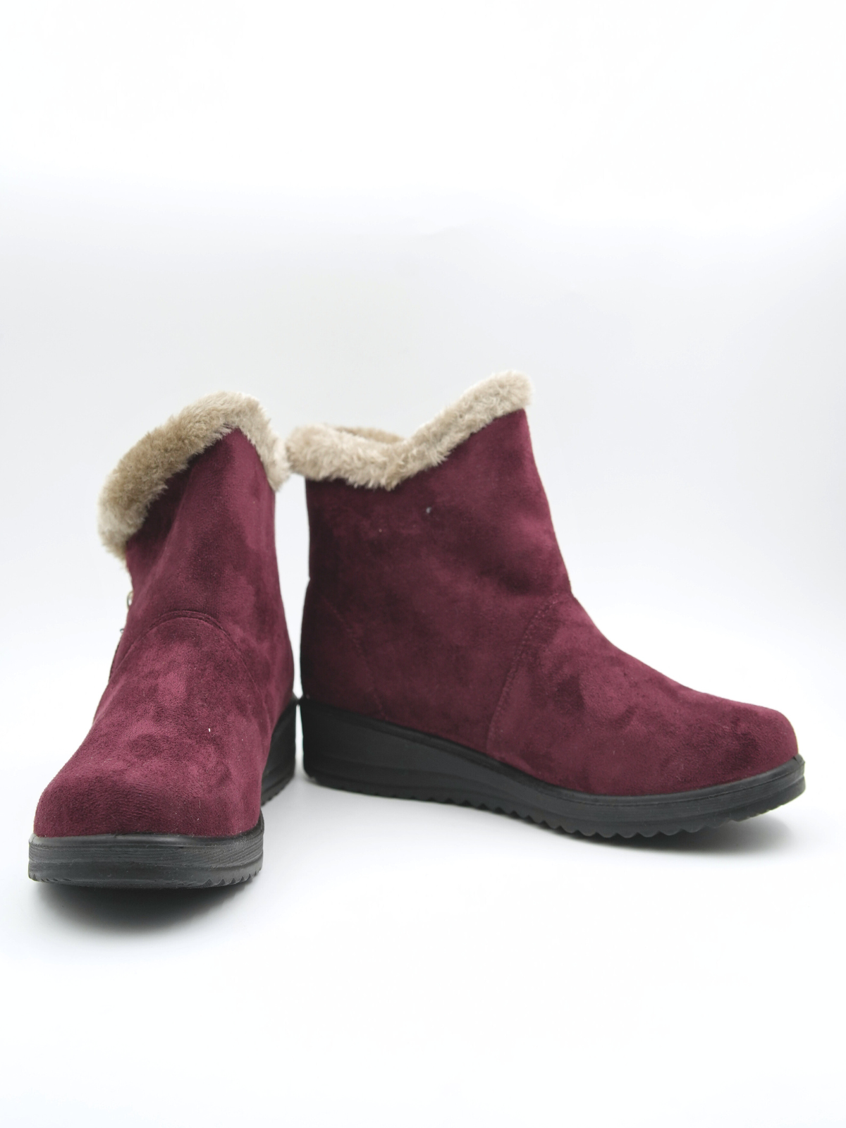 Claire Suede Fur Boots