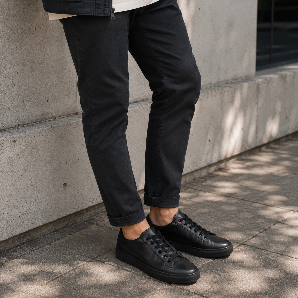Rome Classic Leather Sneakers - The Heels India
