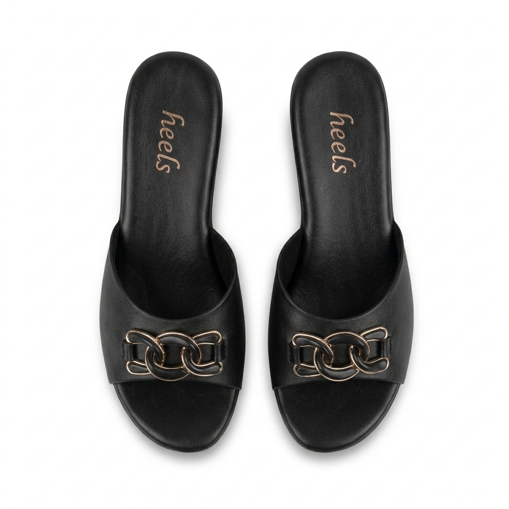 Ines Premium Peep Toe Wedge Platform Heels