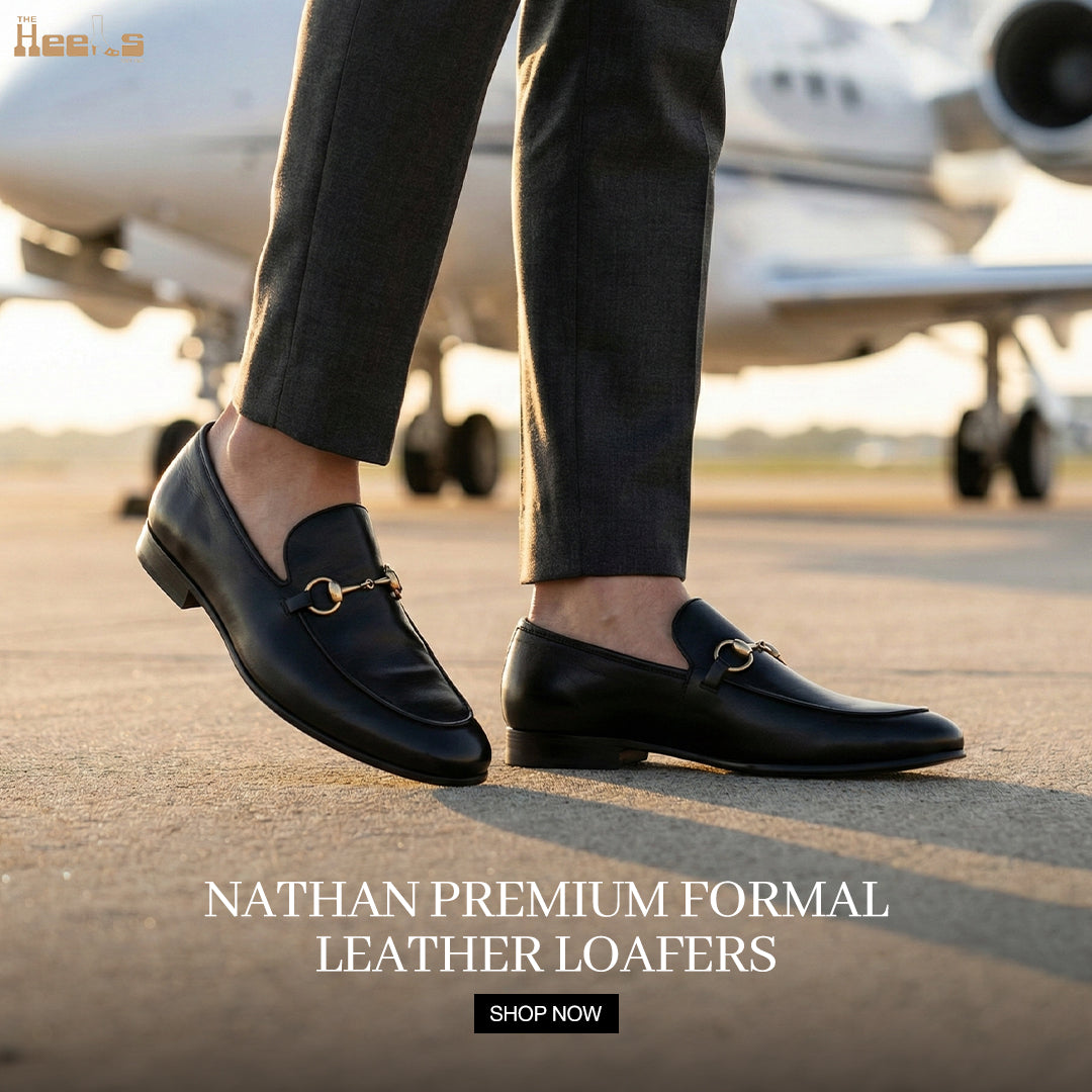 Nathan Premium Formal Leather Loafers - The Heels India