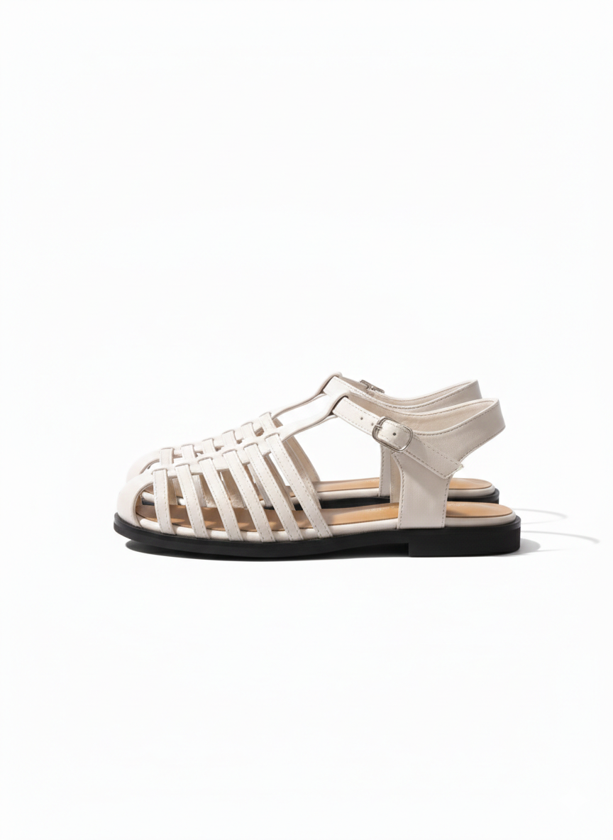 Kiera Fishermen Ankle Strap Summer Sandals