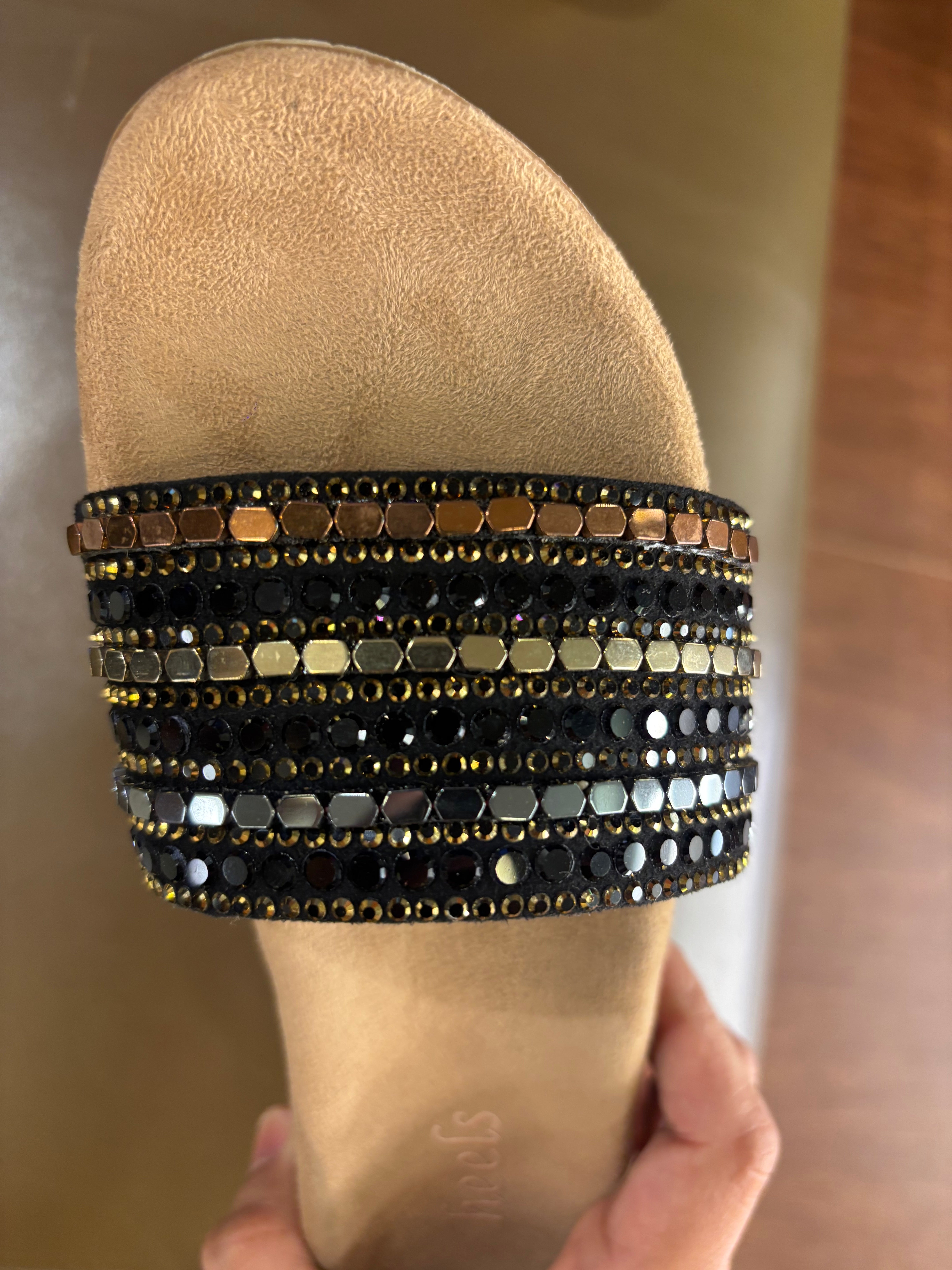 Norelle Cushioned Embellished Comfort Ethnic Sliders