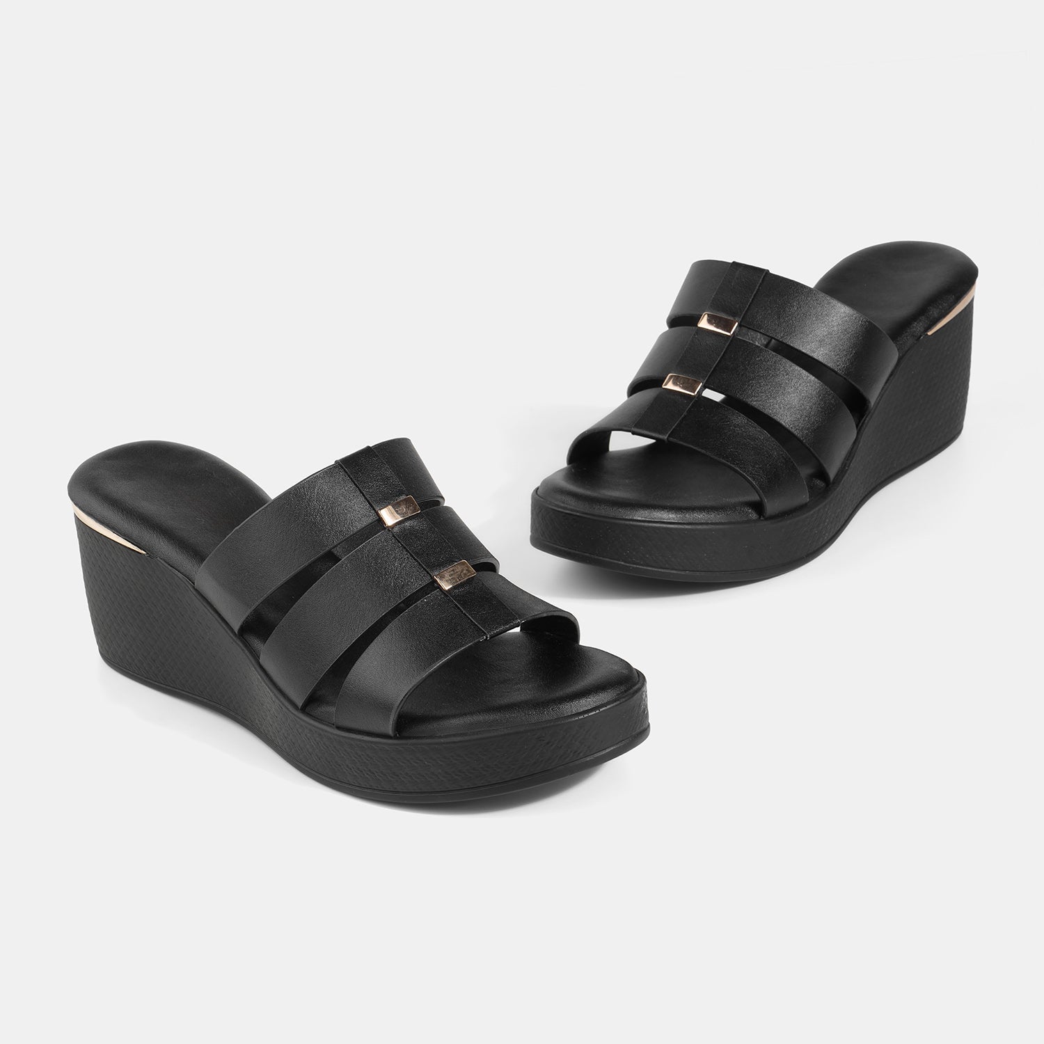 Sydney Wedge Strap Heels