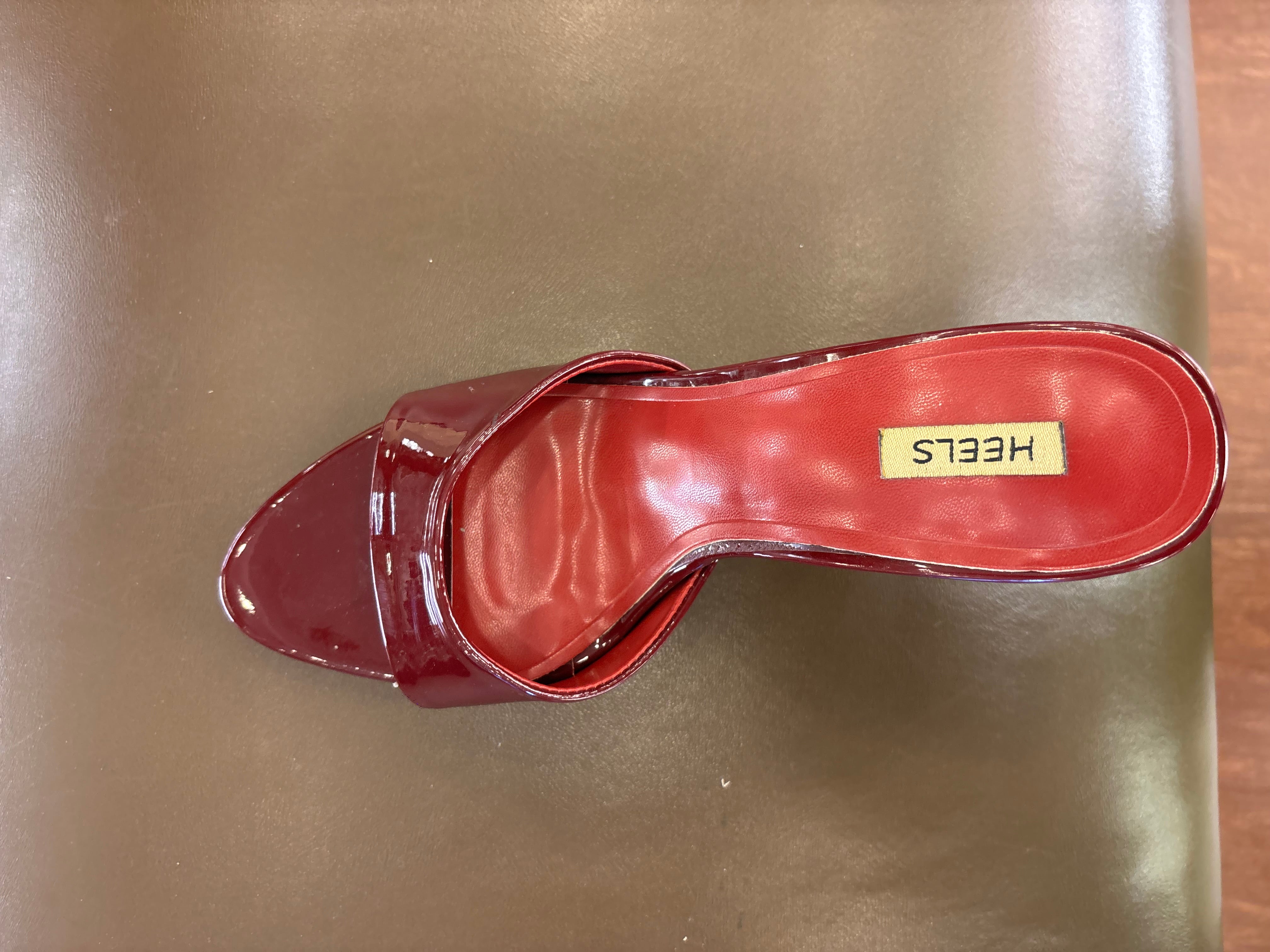 Ellie Premium Patent Pencil Heels