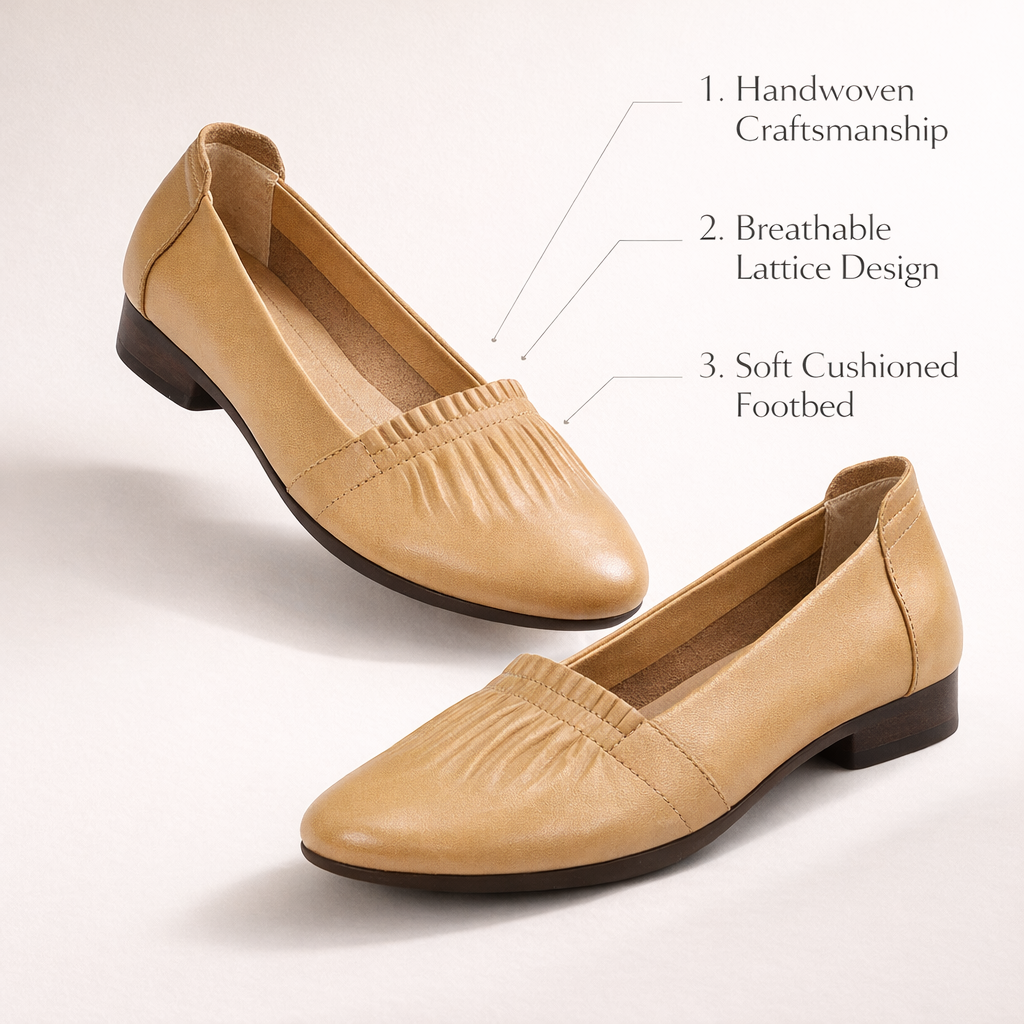 Linda Premium Leather Comfort Ballerinas