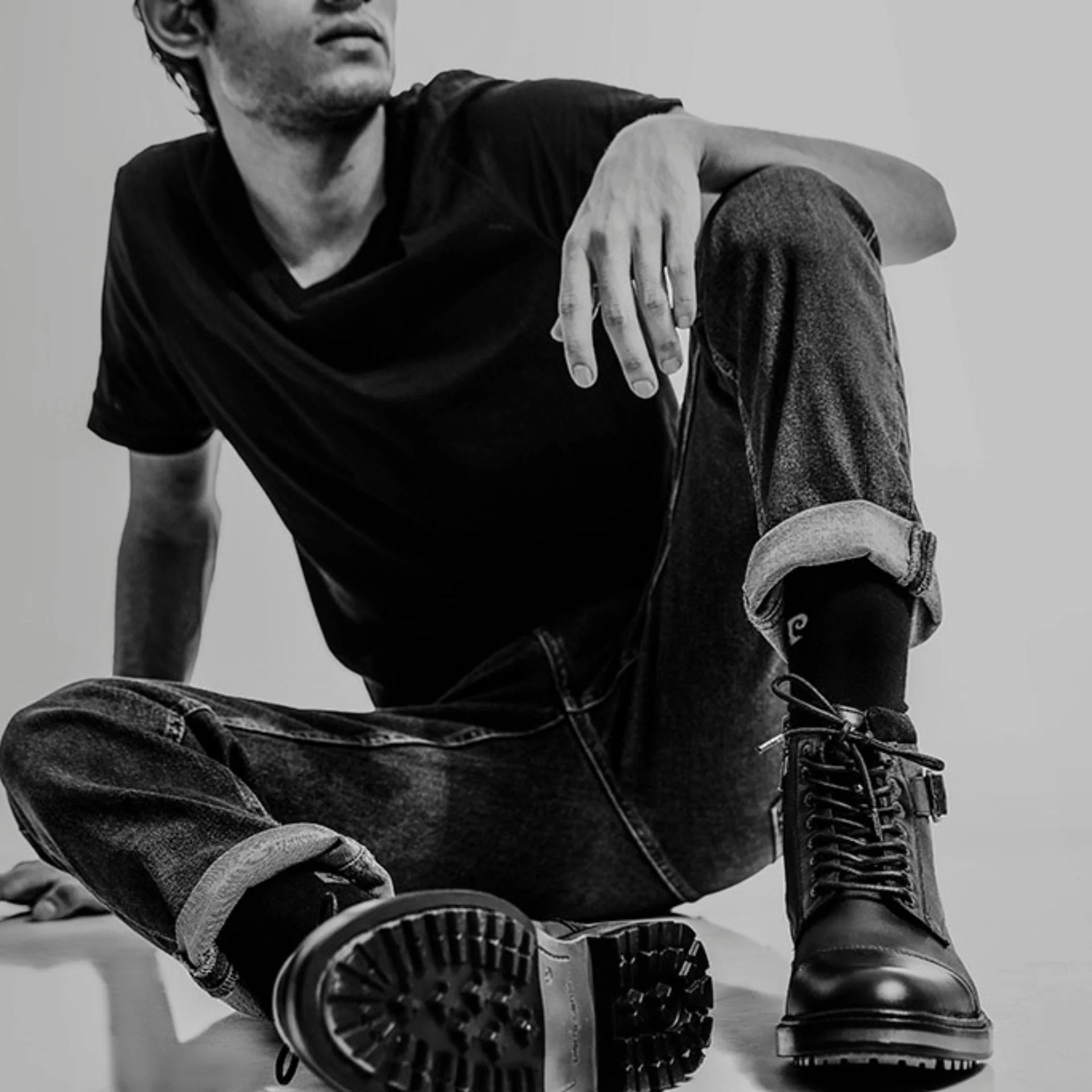 Hudson Leather Lace Up Boots