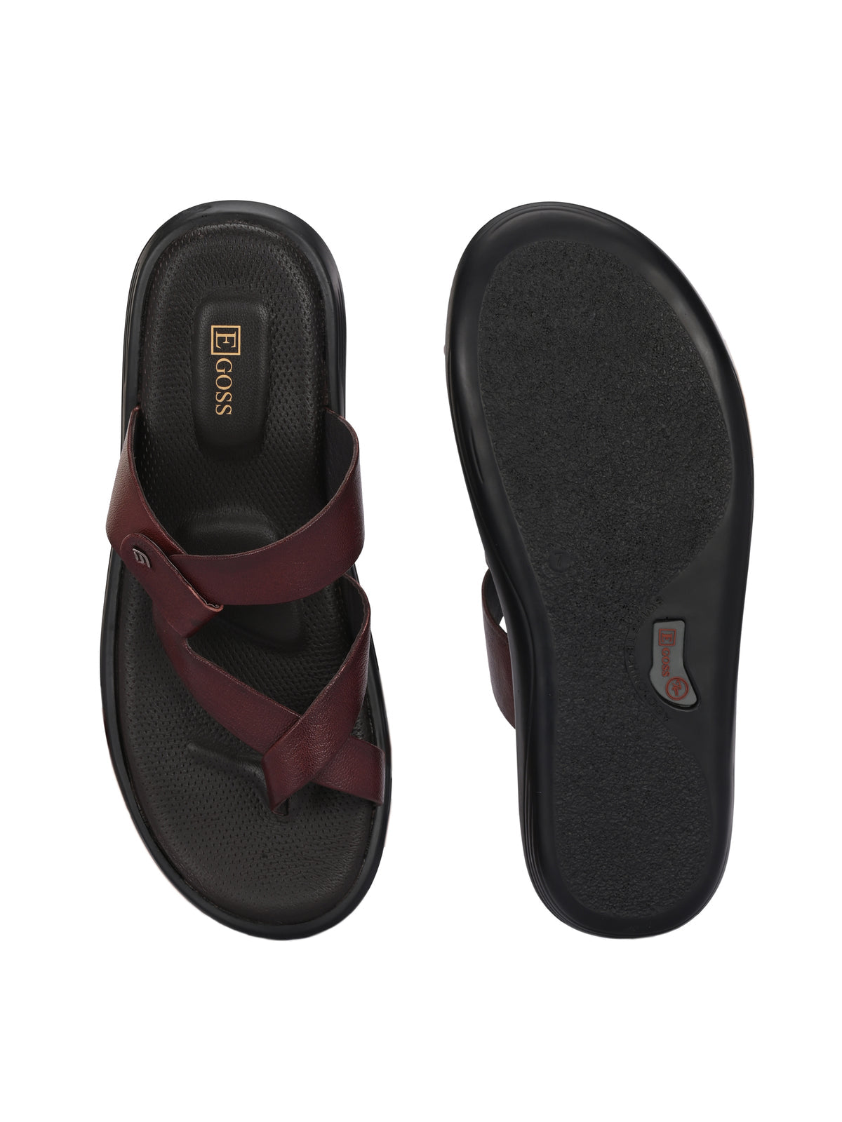 Cleo Cushion Leather Thumb Slippers - The Heels India