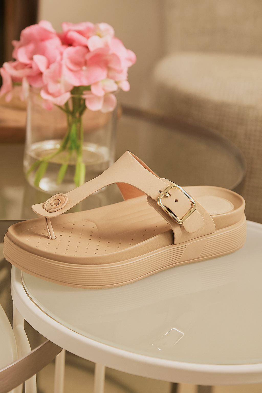 Birch Wedge Casual Slippers