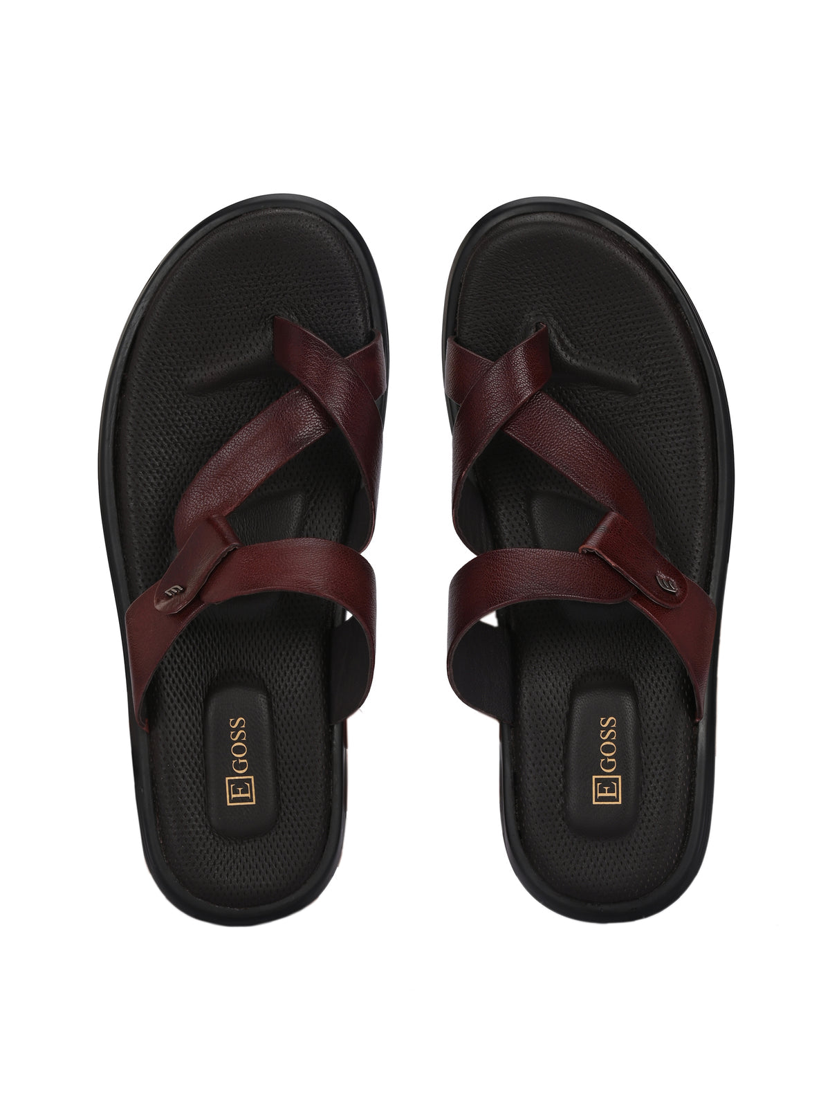 Cleo Cushion Leather Thumb Slippers - The Heels India