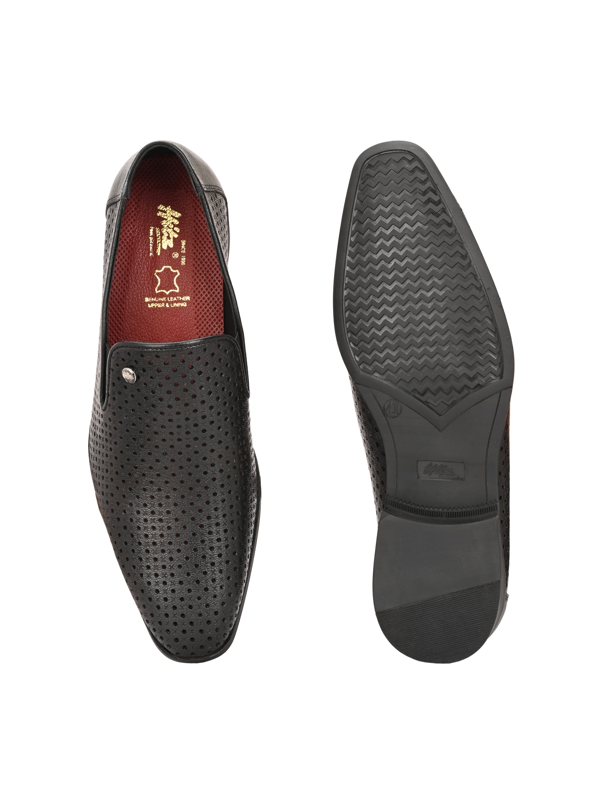 Kyros Perforated Leather Mocassins