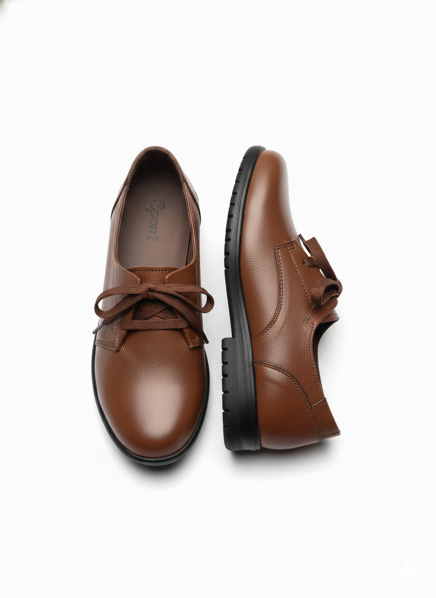 Bryoni Casual Lightweight Lace Up Derby Shoes - The Heels India