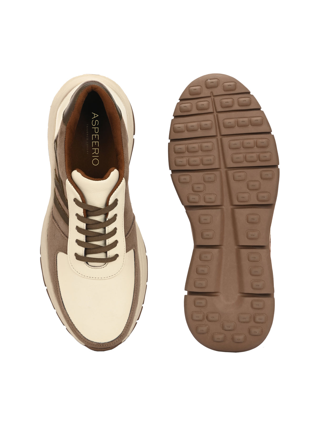 DRIFT Premium Leather Lace-Up Sneakers - The Heels India