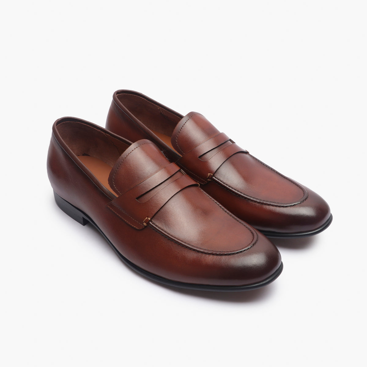 Kenny Premium Leather Penny Loafers