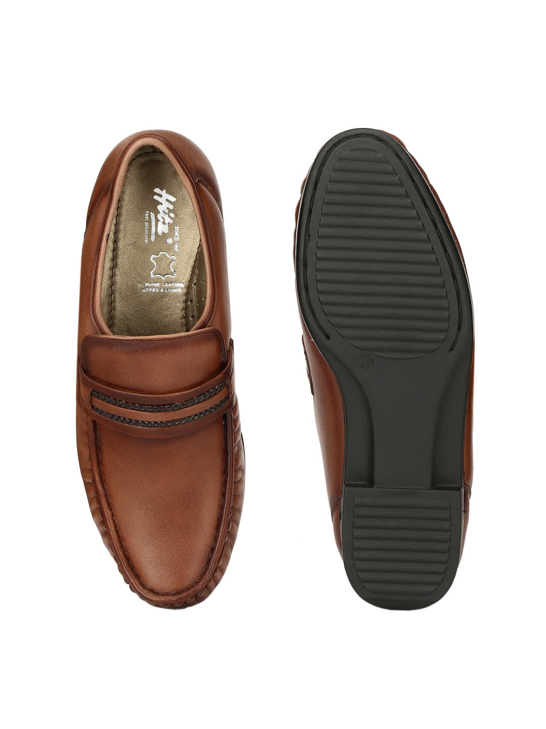 Angelo Leather Formal Cushion Loafers